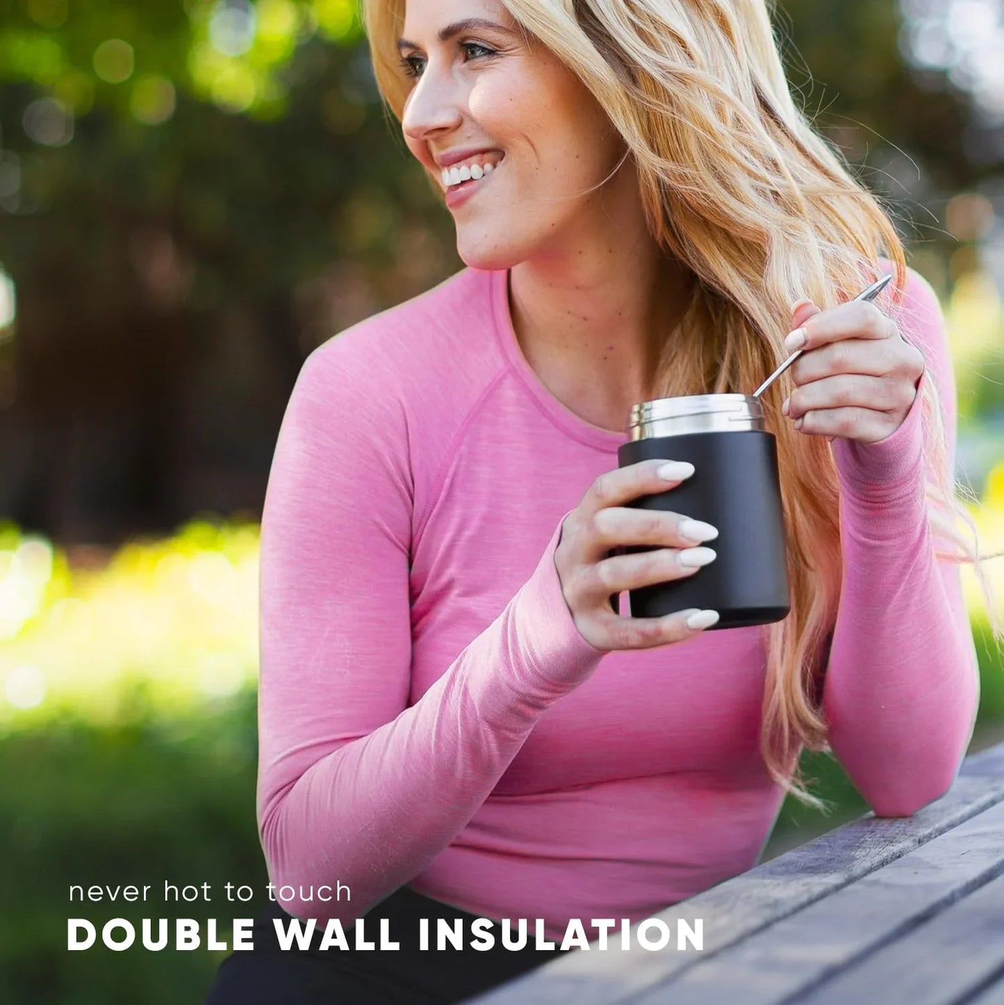 Simple Modern Food Jar for Hot Food | Reusable Stainless Steel Vacuum Insulated Leak Proof Lunch Storage for Smoothie Bowl, Soup, Oatmeal | Provision Collection | 16oz | Midnight Black - Jlhbookstore.store