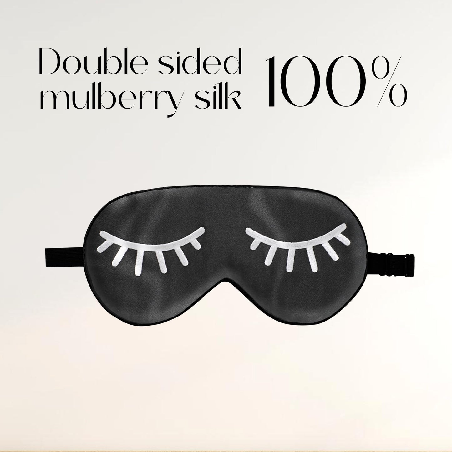 ZIMASILK 100% Mulberry Silk Sleep Mask with Adjustable Strap, Super-Smooth Soft Natural Silk Eye Mask for Sleep, Multiple Color Options(Navy Blue) jlhbookstore.store