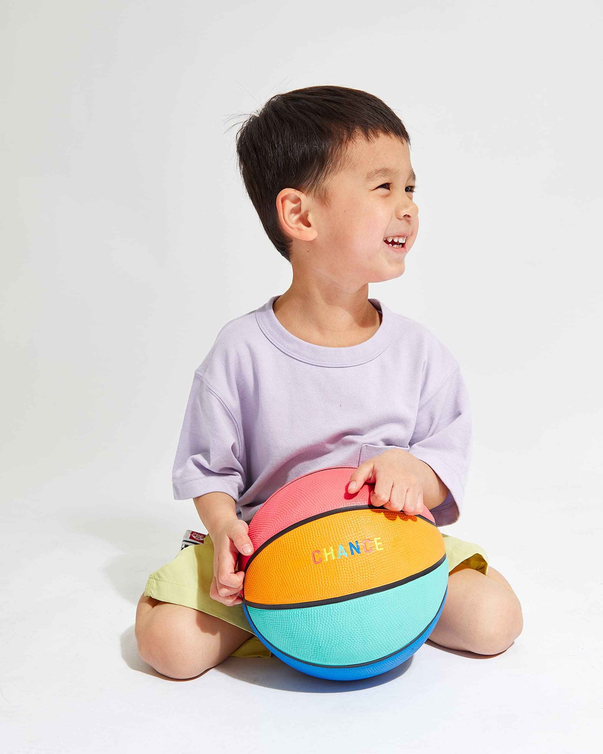 Chance Premium Design Printed Rubber Outdoor & Indoor Basketball, Juicy Multi Colored