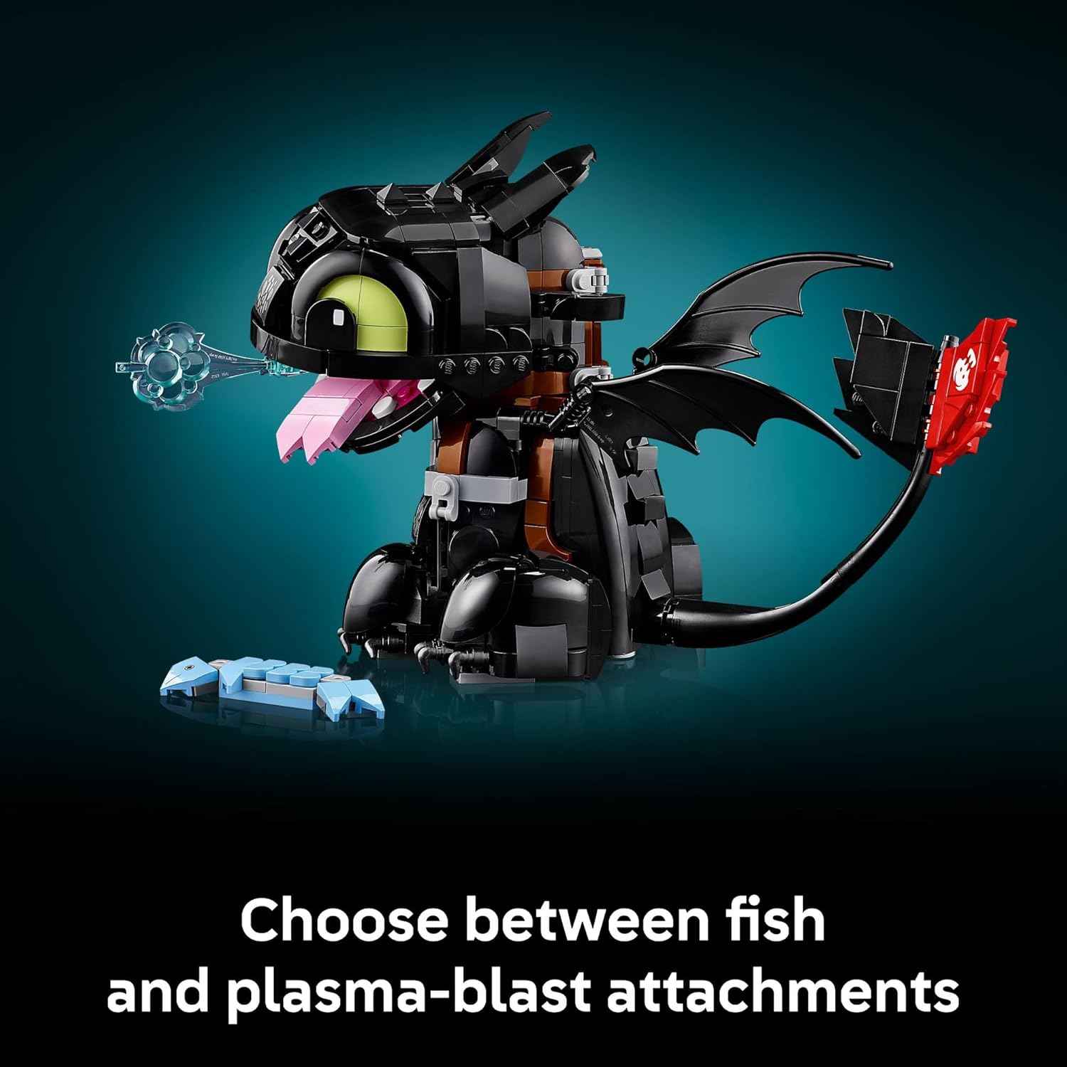 LEGO Icons How to Train Your Dragon: Toothless Building Set for Adults, Ages 18+ - Room Decor for Office, Bedroom, or Book Shelf - Collectible for Movie Fans - Gift Idea for Birthdays - 10375