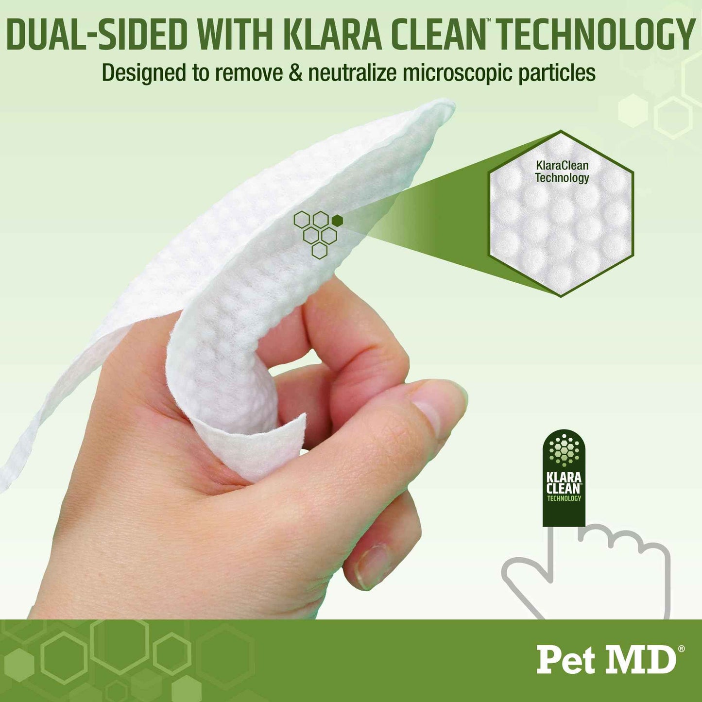 Pet MD - Dog Ear Cleaner Wipes - Otic Cleanser for Dogs to Stop Ear Itching, and Infections with Aloe and Eucalyptus - 100 Count