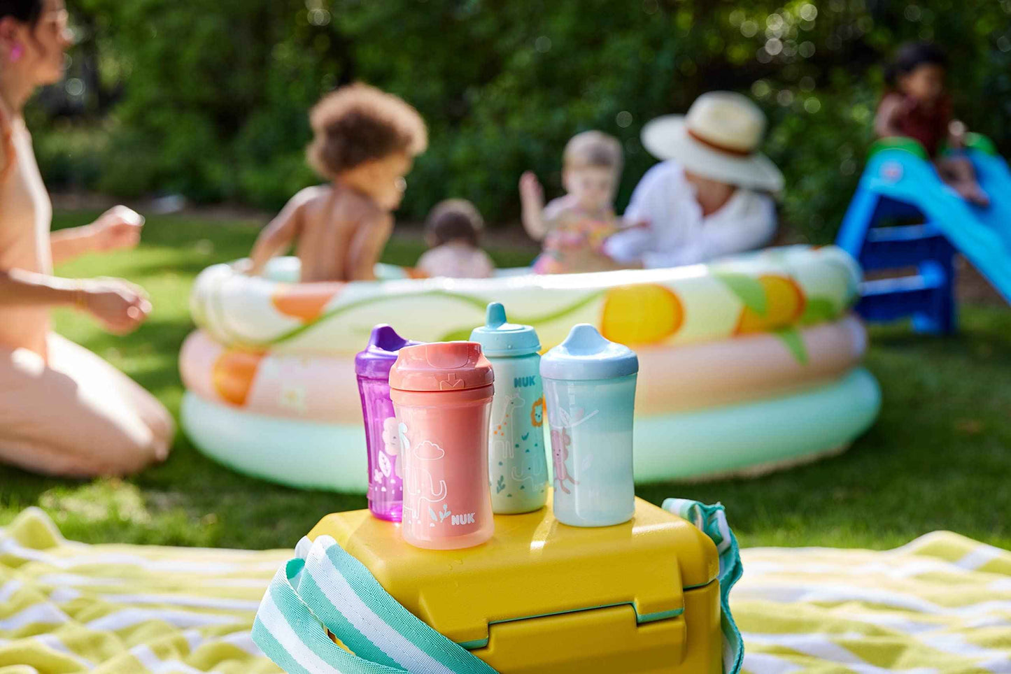 NUK Sesame Street Hard Spout Cup, 10 Oz, 2 Pack – BPA Free, Spill Proof Sippy Cup