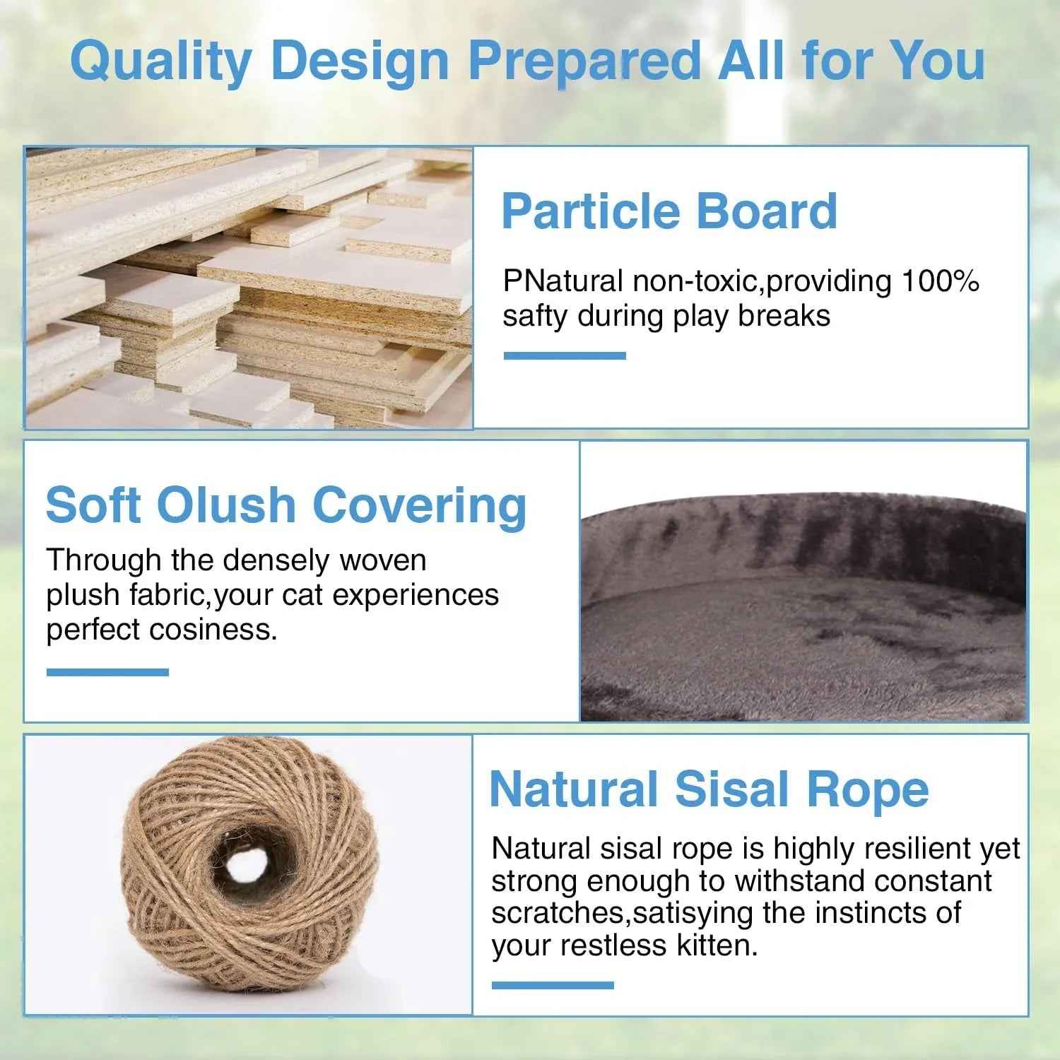 FDW Cat Tree 54in Cat Tower Multi-Level Durable Cat Scratching Post & Cozy Fun Cat Jumping Platform Space Saving Cat Condo Pet Play House for Indoor Cats,Dark Gray