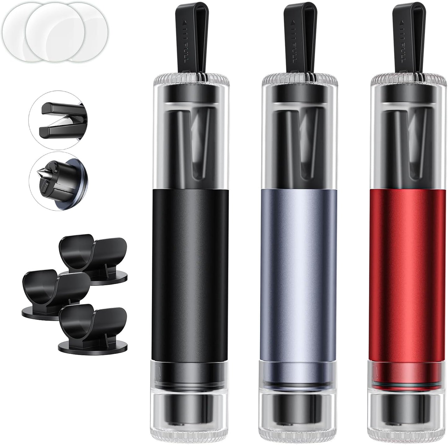 Emergency Car Window Breaker Tool, 2 in 1 Life Hammer car Escape Tool, Window Breaker Seatbelt Cutter for All Cars, car Escape Tool, Small Hammer, Seatbelt Cutter, Glass Cutter, Auto zubehör