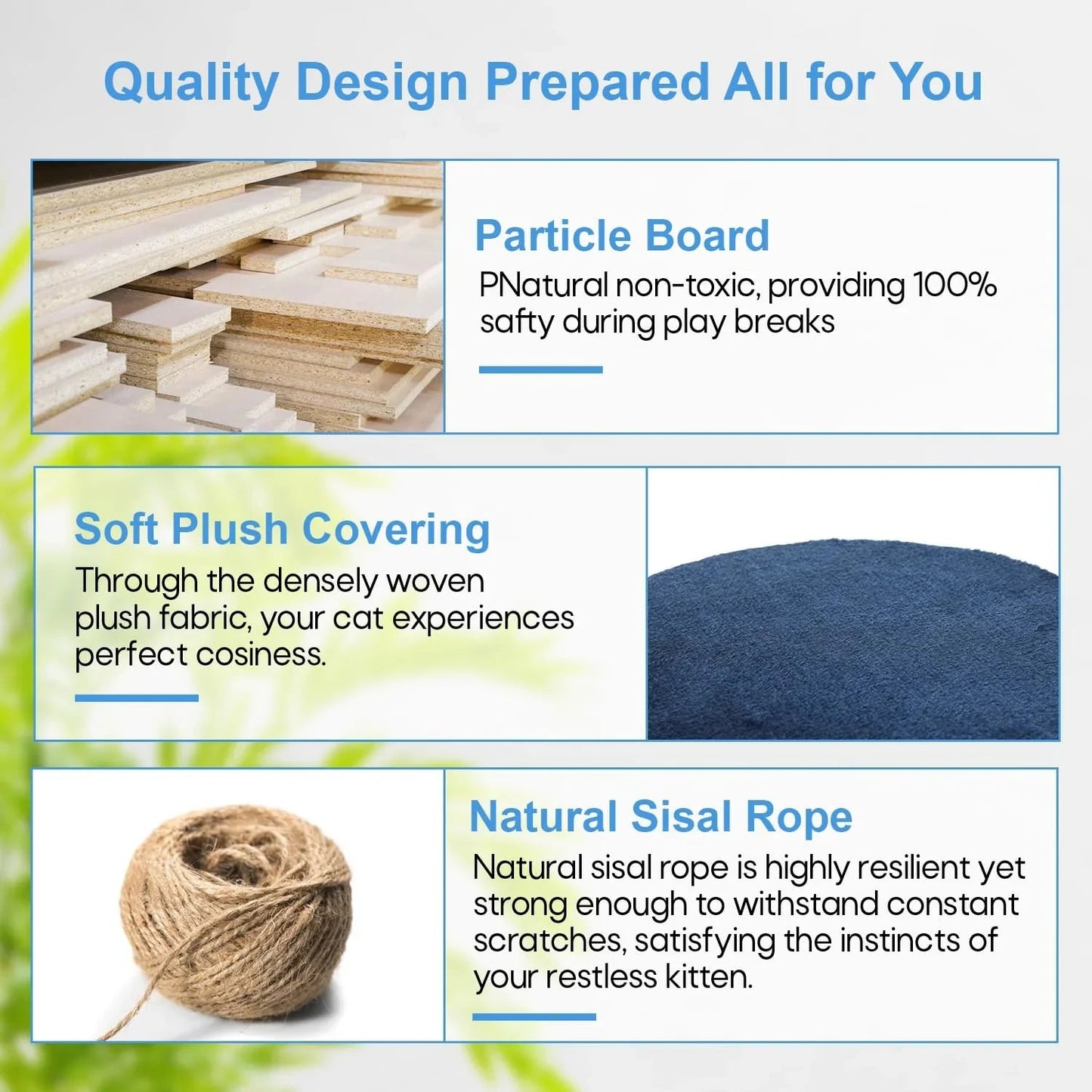 FDW Cat Tree 54in Cat Tower Multi-Level Durable Cat Scratching Post & Cozy Fun Cat Jumping Platform Space Saving Cat Condo Pet Play House for Indoor Cats,Dark Gray jlhbookstore.store