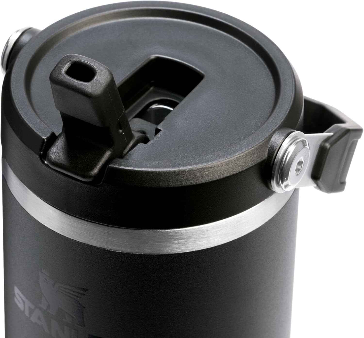 Stanley IceFlow 2.0 Flip Straw Tumbler with Handle 30 oz | Twist On Lid and Flip Up Straw | Leak Resistant Water Bottle | Insulated Stainless Steel | BPA-Free | Black 2.0