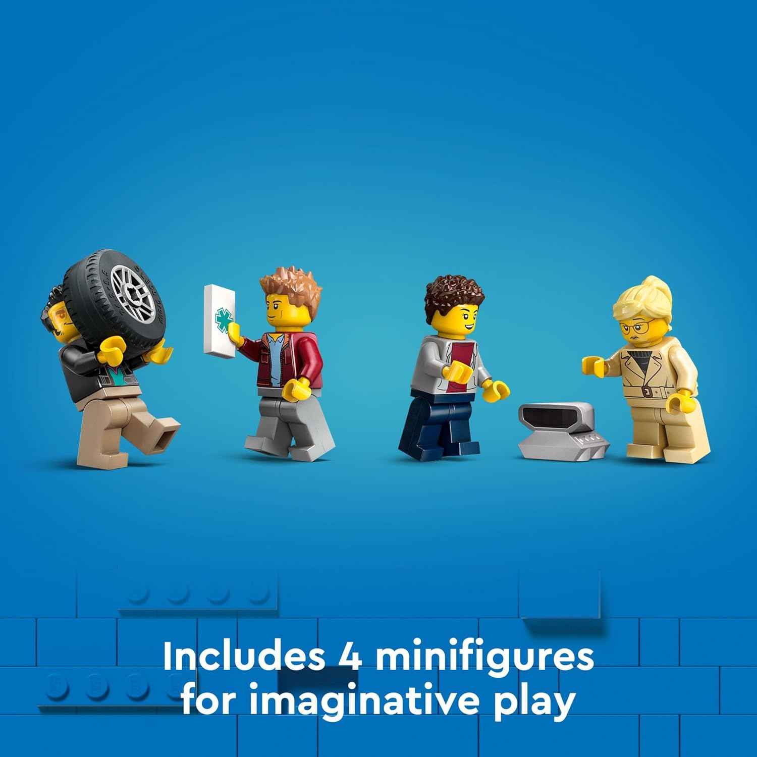 LEGO City Car Transporter Truck with Sports Cars Building Toy Set - Semi Truck Toy with Carrier & Trailer for Boys & Girls, Ages 7+ - Gift Idea for Kids - 60408