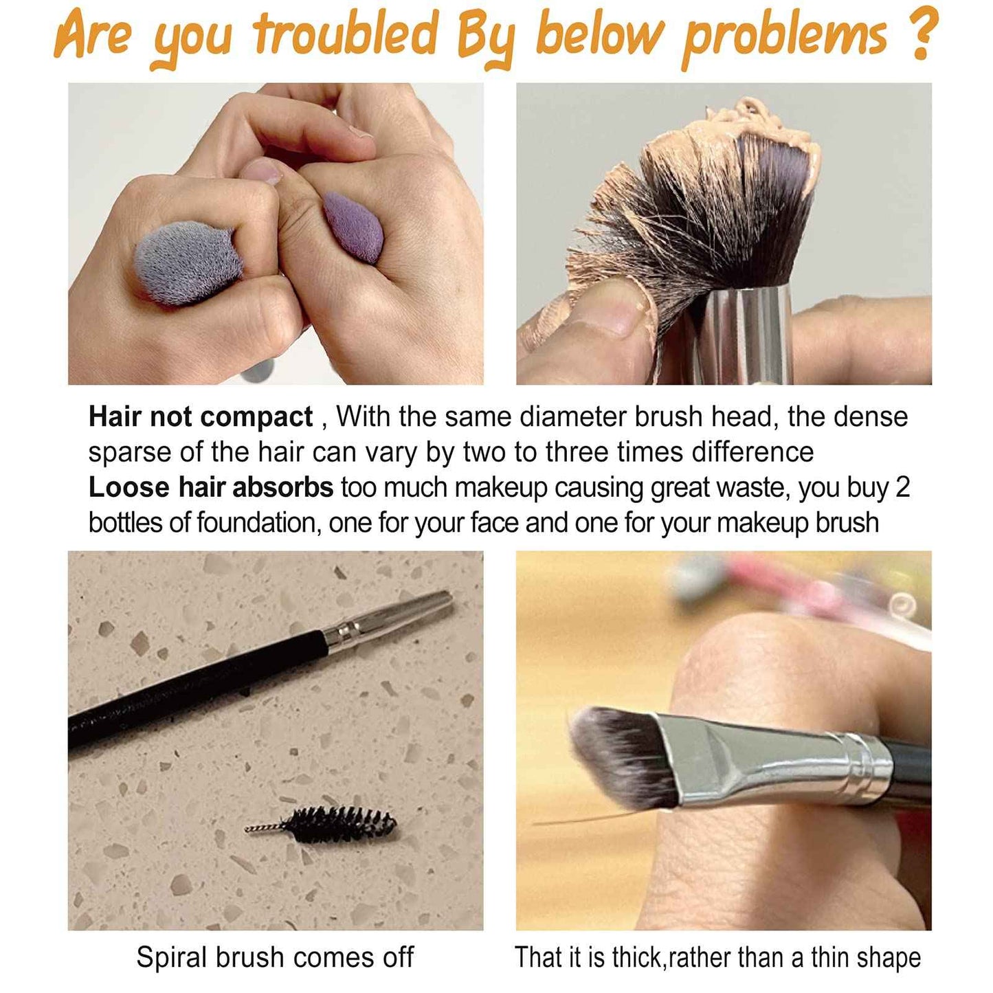 Bueart Design 19Pcs ULTRA SOFT Black labeled DENSE HAIR Makeup Brushes set Contains large powder Flat Foundation Ultimate Blending Make up Brush set Blush Face Brush Concealers contour Eyeshadow