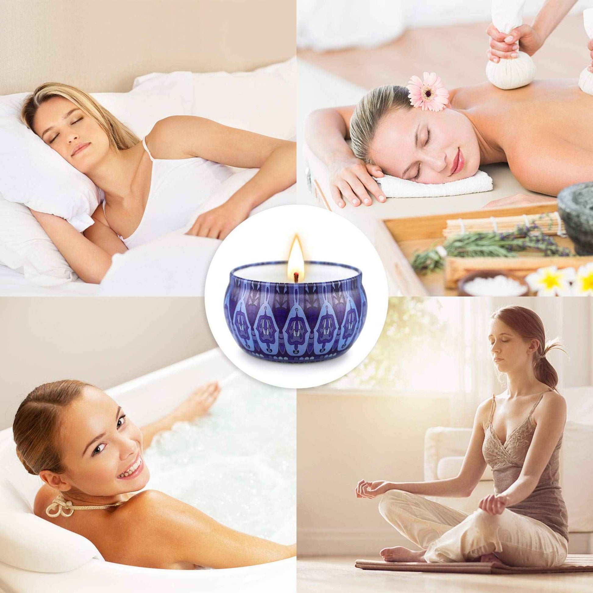 Scented Candles Gift Set,12 Pack Candles for Home Scented, 300 Hour Long Lasting Soy Wax Aromatherapy Candle Set, Birthday Gifts for Women with Gift Box