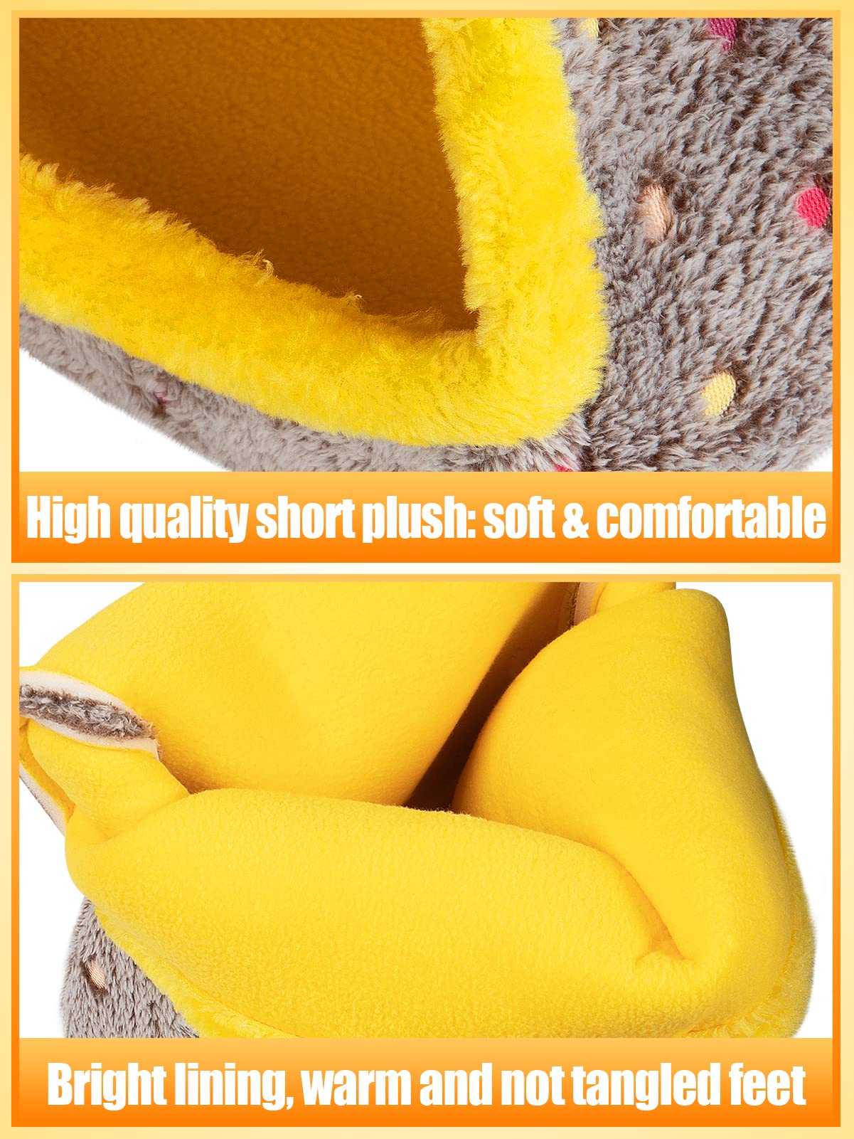 Small Winter Warm Bird Nest for Cage - Comfortable Bird Bed with Support Board, Hanging Hammock Shed Hideaway Hut Gift for Macaws African Grey Amazon Parrots