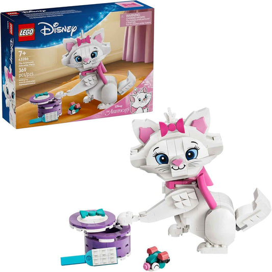LEGO Disney The Aristocats Adorable Marie Toy Building Set - Bedroom or Desk Decor for Girls & Boys, Ages 7+ - Disney Gifts for Kids & Fans - 43286