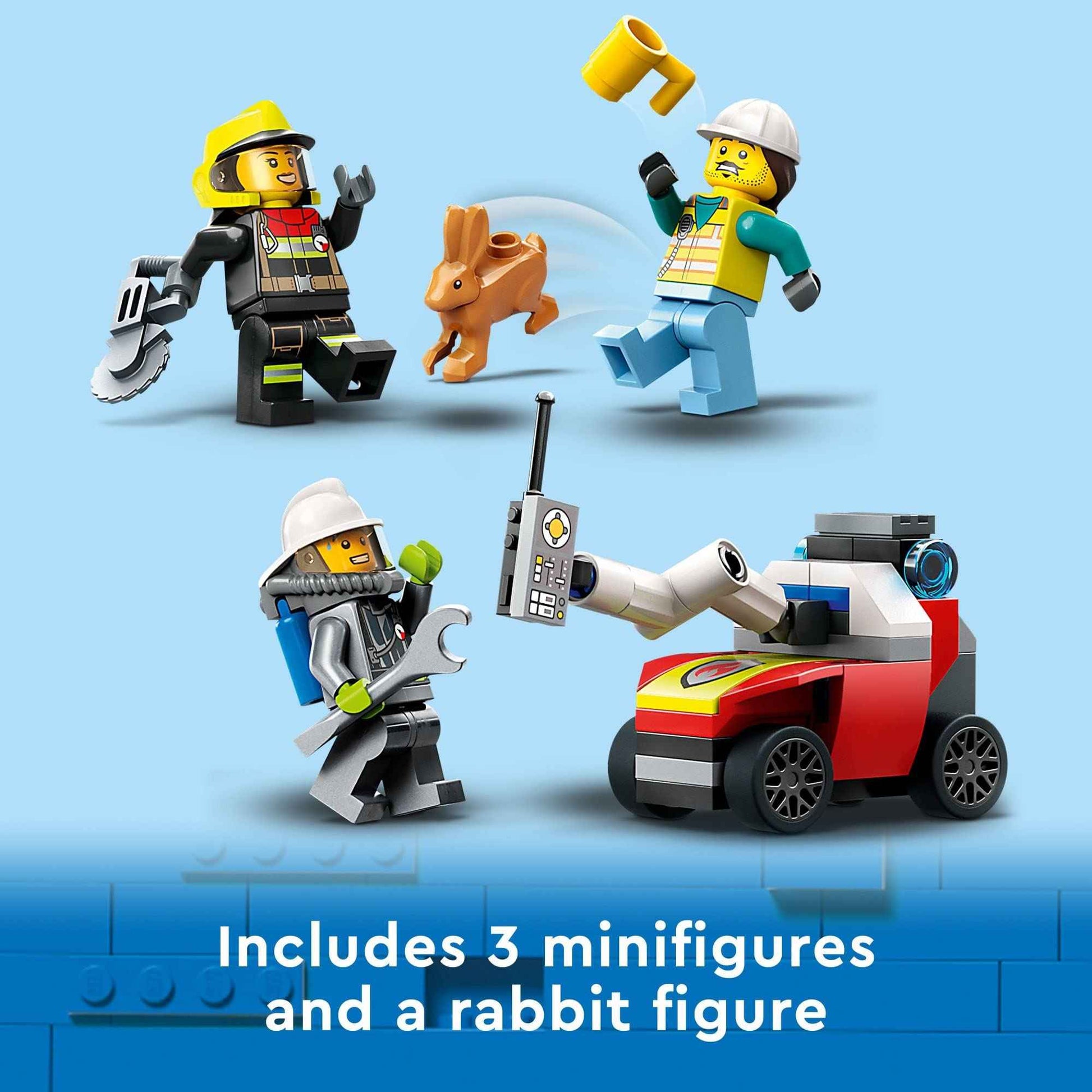 LEGO City Fire Rescue Boat Building Set - Floatable Boat Toy for Boys & Girls, Ages 5+ - Kids Pretend Play Toy for Preschool - Gift for Birthdays - 60373