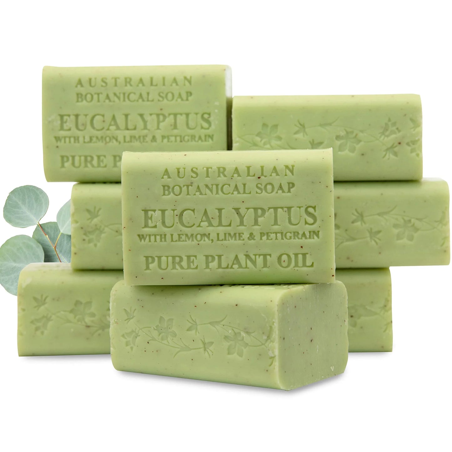 Australian Botanical Soap, 6.6 OZ, Triple Milled Bars with Pure Plant Oil, Natural Soap Base, Enriched with Organic Shea Butter, for Men, Women, All Skin Types, Variety Pack of 8, Packaging May Vary - Jlhbookstore.store