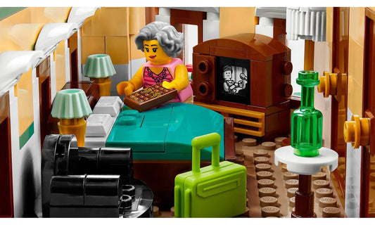 LEGO Icons Boutique Hotel Model Kits - Bedroom or Office Decor for Men & Women, Ages 18+ - Building Blocks for Adults for Display - Gift Idea - 10297