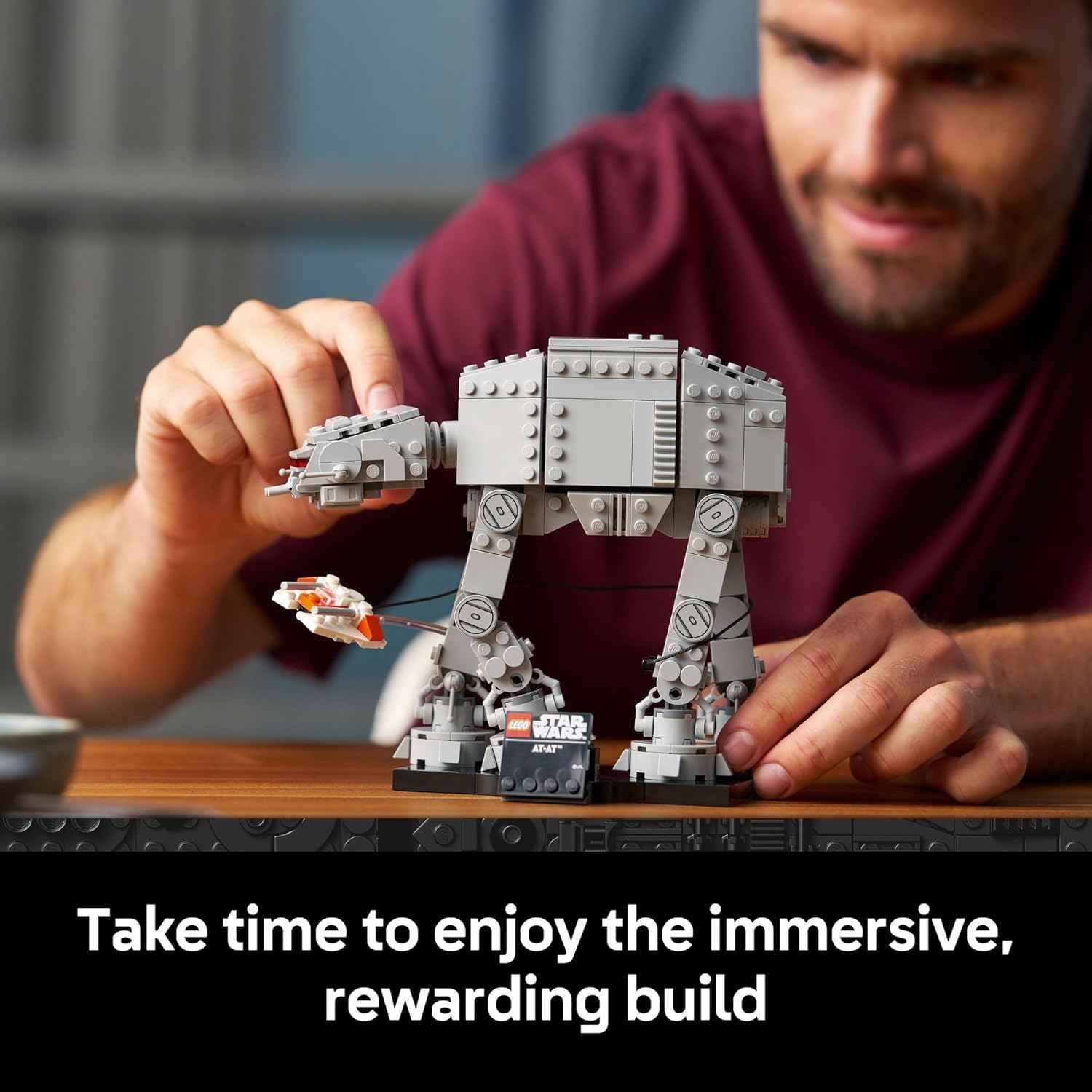 LEGO Star Wars at-at Walker Building Set for Adults, Ages 18+ - Collectible & Room Decor for Office, Bedroom, or Book Shelf - Activity for Men, Women, & Movie Fans - Gift Idea for Birthdays - 75440