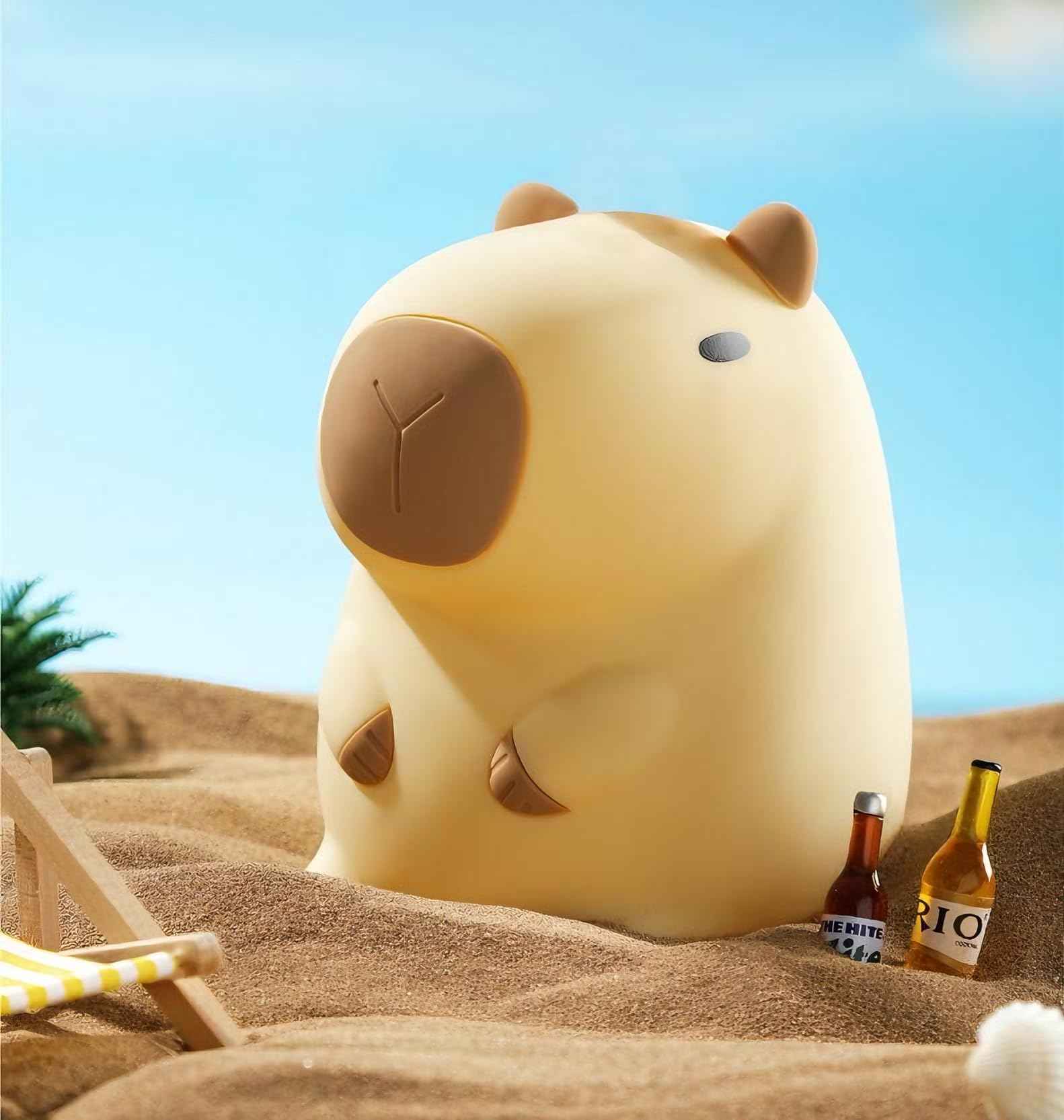 DREAMING MY DREAM Cute Duck Lamp,Do Do Duck Night Light,Silicone Squishy Nursery Bedside Lamp,USB Rechargeable Touch Table Lampfor Bedrooms, Living Room Decor Gift Toy