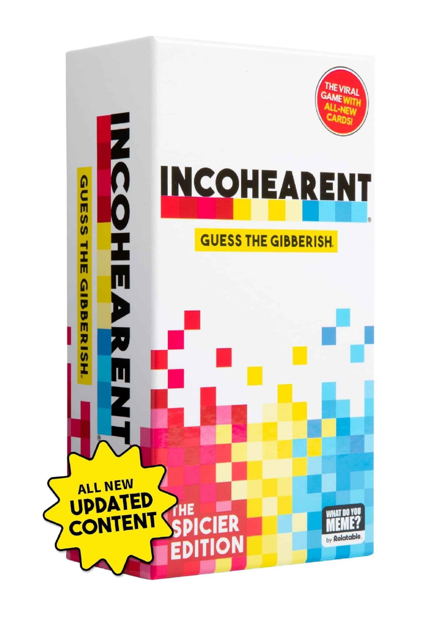 Guess The Gibberish Card Game for Families by Relatable, From The Creators of Incohereant, Fun Kids Games for Kids 12+ Includes 400 Cards & Sand Timer, Perfect Stocking Stuffers, & Christmas Games