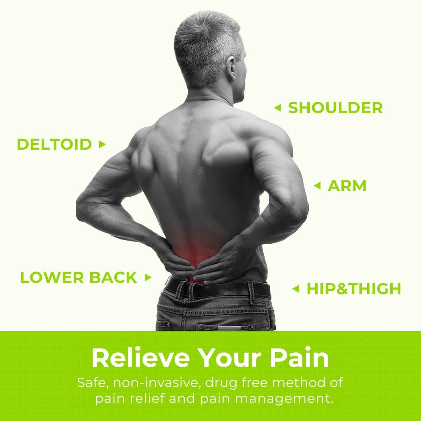 AUVON Dual Channel TENS Unit Muscle Stimulator Machine with 20 Modes, 2" and 2"x4" TENS Unit Electrode Pads