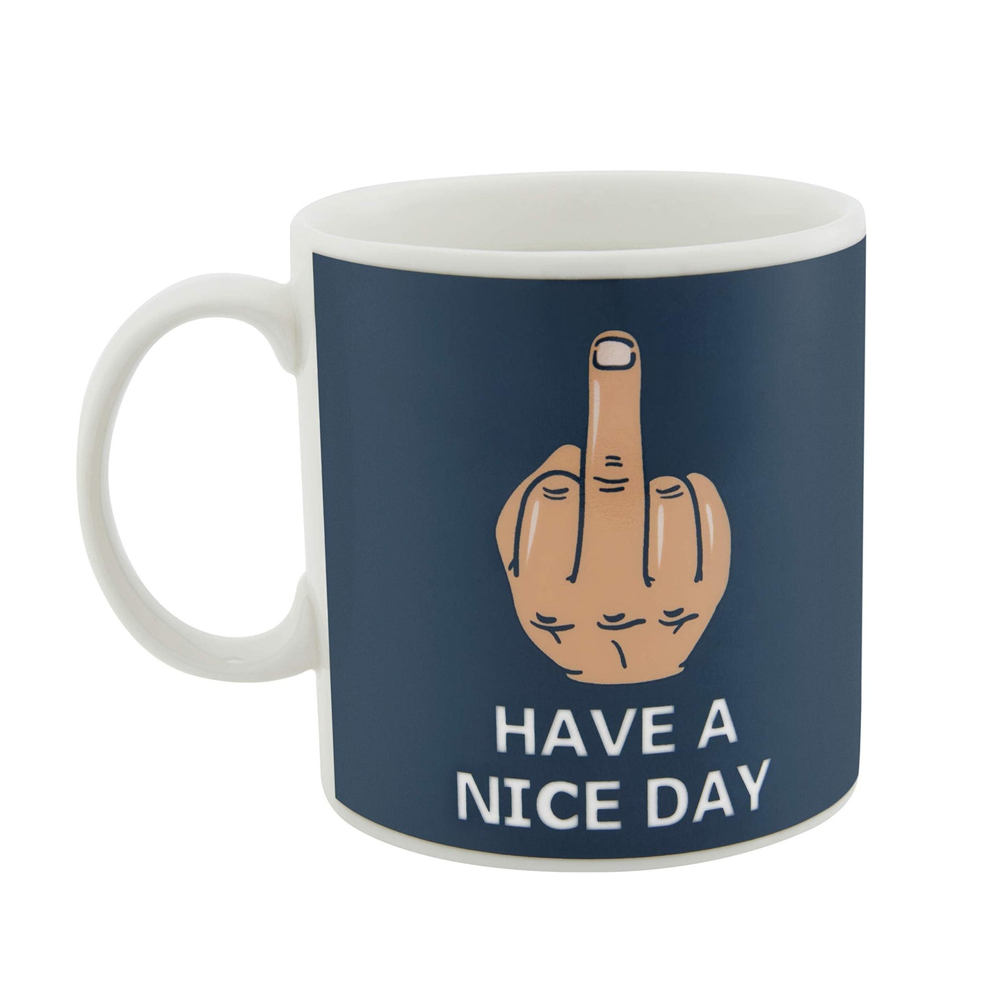 Decodyne Funny Coffee Mug, Gag White Elephant Gifts for Adults and Coworkers - Perfect for Bachelorette Parties, Christmas, and Novelty Gifts, 14 Ounce (Black) jlhbookstore.store