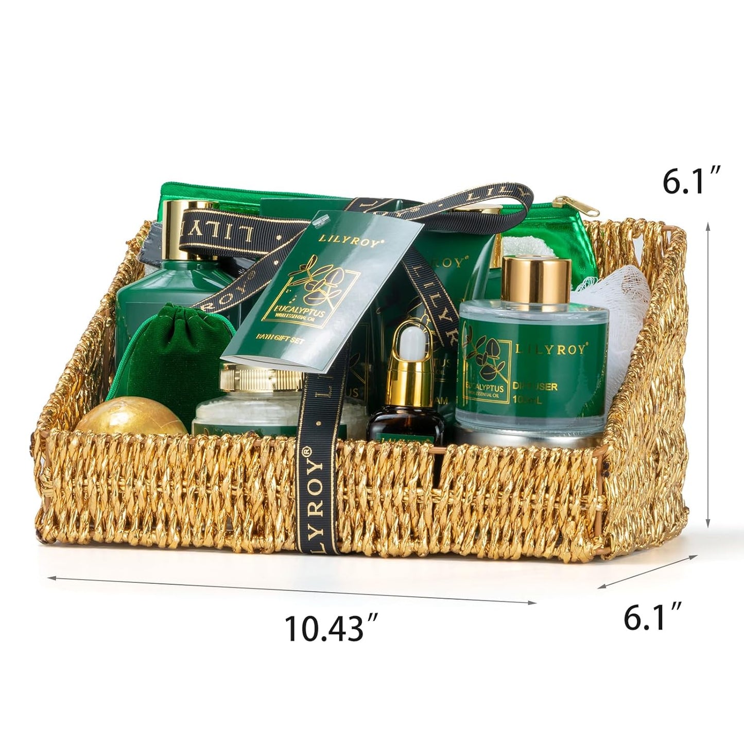 25Pcs Christmas Gifts for Women - Luxury Bath and Body Spa Gift Basket for Women with Necklace | Relaxing Care Kit Valentine's Mothers Day Gifts for Mom Gift Baskets for Anniversary or Bridal Shower