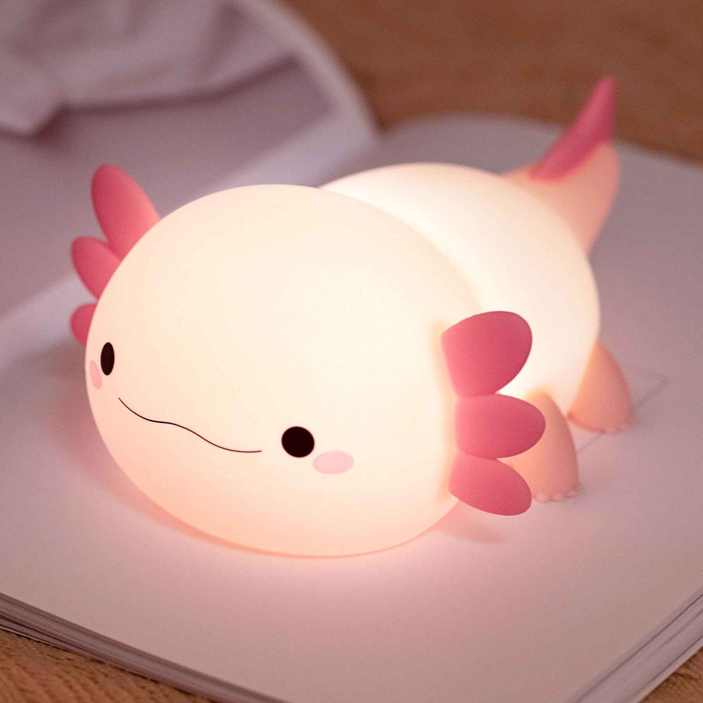 DREAMING MY DREAM Cute Duck Lamp,Do Do Duck Night Light,Silicone Squishy Nursery Bedside Lamp,USB Rechargeable Touch Table Lampfor Bedrooms, Living Room Decor Gift Toy