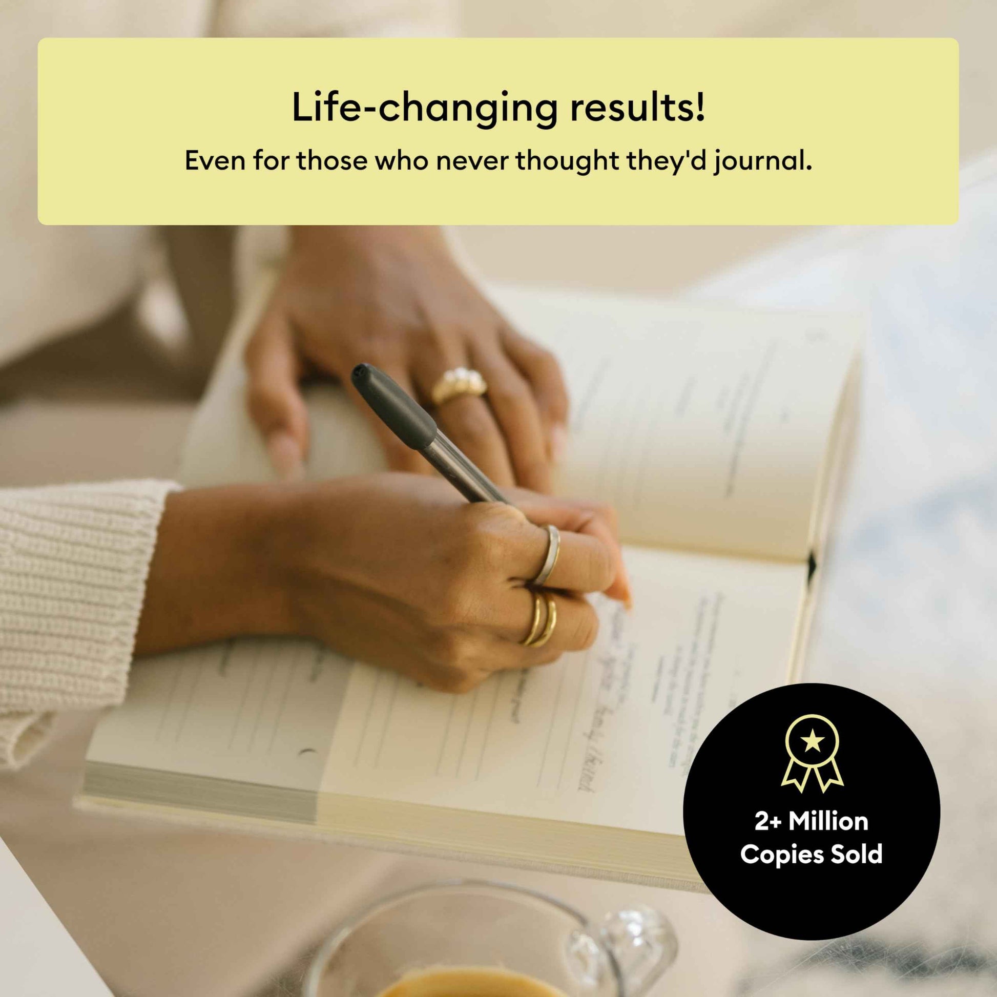 Intelligent Change The Five Minute Journal - Original Daily Gratitude Journal 2025 for Happiness, Mindfulness & Reflection - Daily Affirmations - Undated Planner Gifts for Women & Men