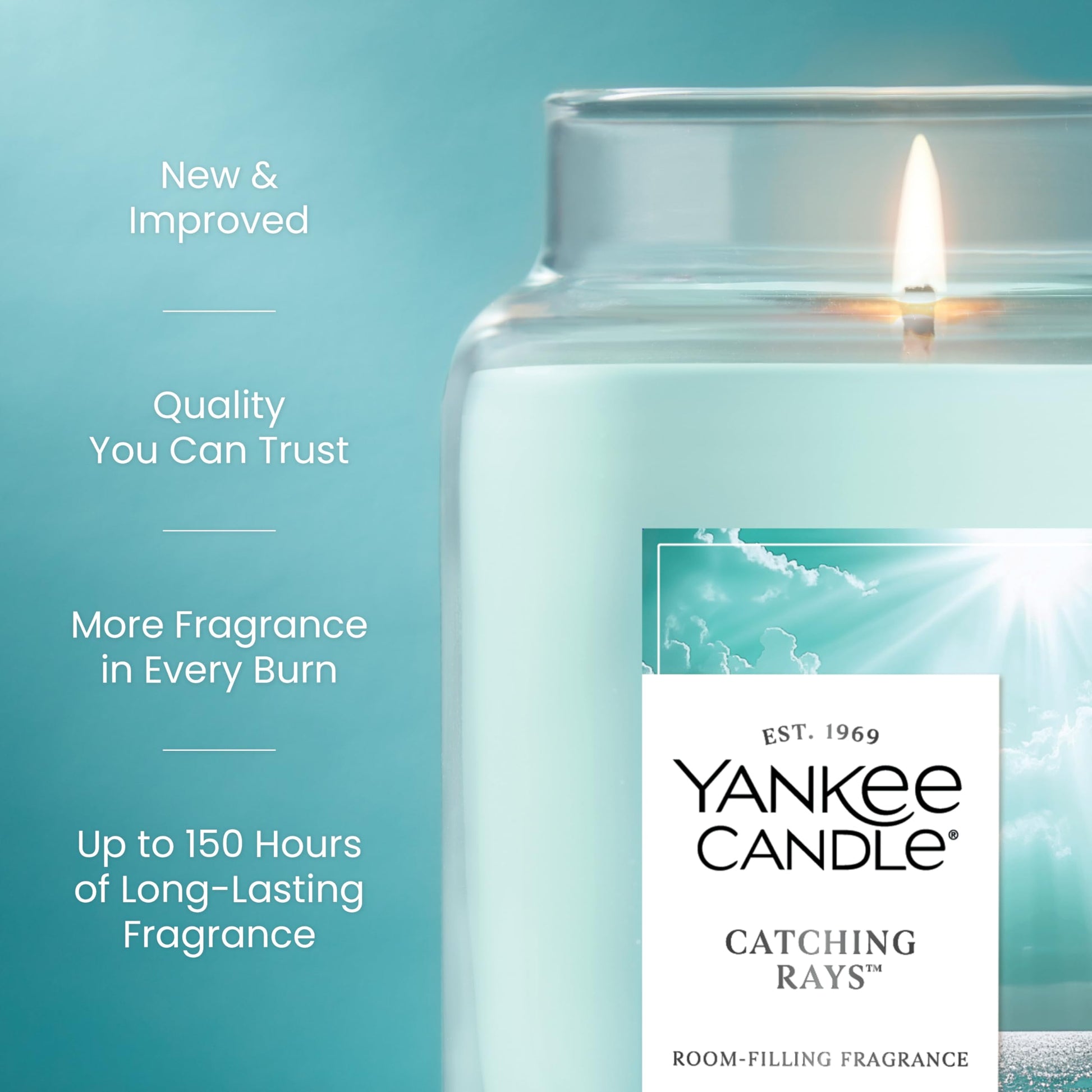 Yankee Candle Mid Summer's Night Scented Candle, 22oz Large Jar with up to 150 Hour Burn, Giftable jlhbookstore.store