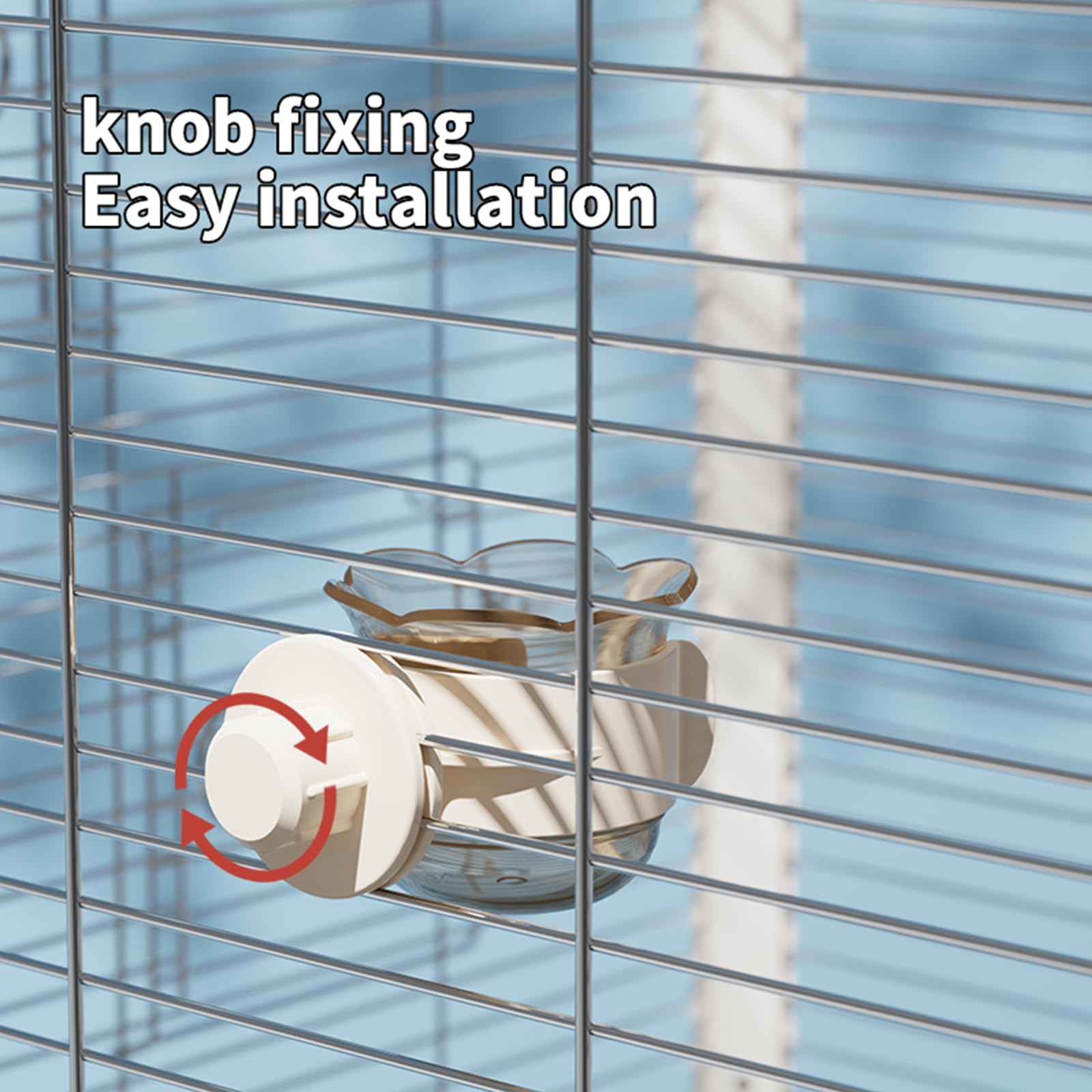 2pcs/4pcs PET Bird Bowls with Clamp, Bird Cage Feeder, Durable Water Bowl, Feeding Cups, Water Feeder for Cockatiel, Parakeet, Macaw, Finches, Lovebirds, Small Animals Gray (Pink, 2pcs)