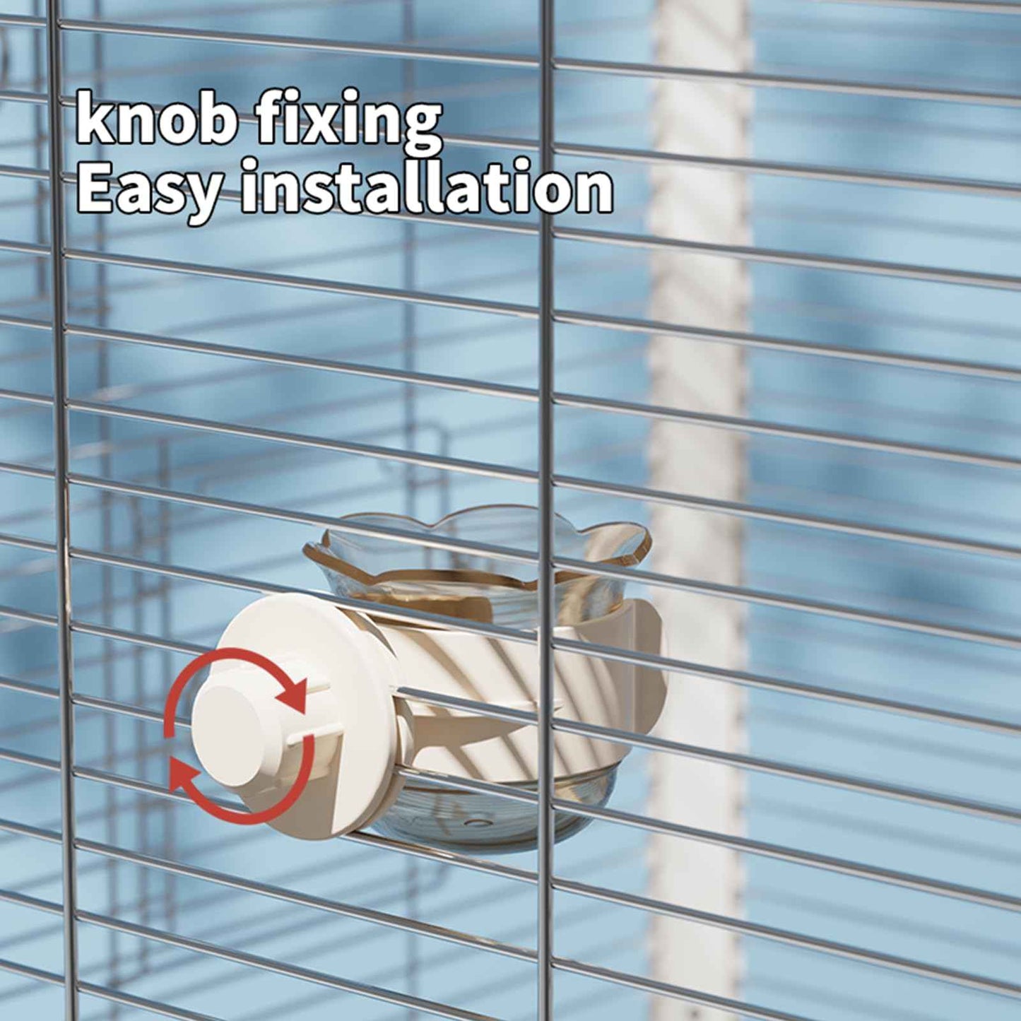 2pcs/4pcs PET Bird Bowls with Clamp, Bird Cage Feeder, Durable Water Bowl, Feeding Cups, Water Feeder for Cockatiel, Parakeet, Macaw, Finches, Lovebirds, Small Animals Gray (Pink, 2pcs)