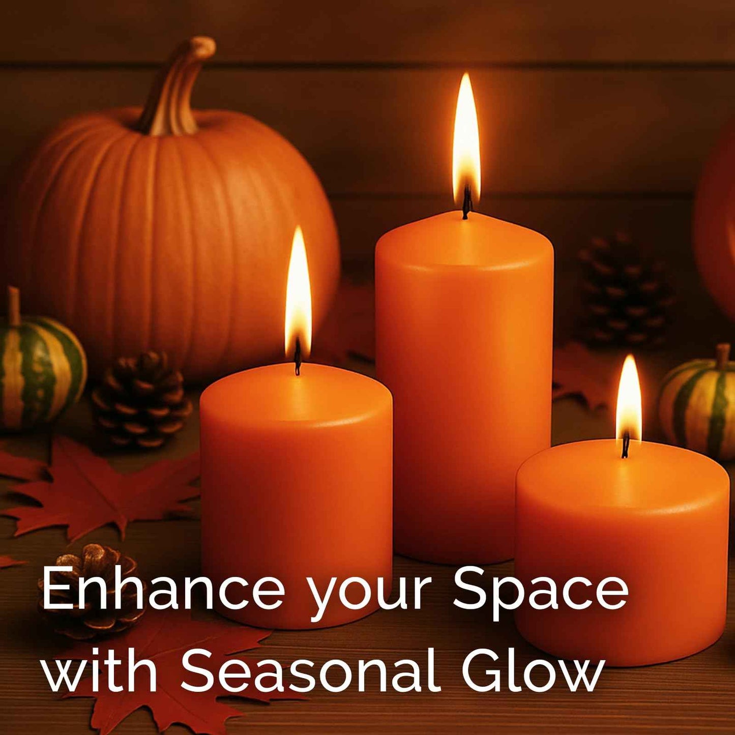 Stonebriar 6 Pack Tall 3 x 6 Inch 65 Hour Long Burning Unscented Ivory Wax Pillar Candles