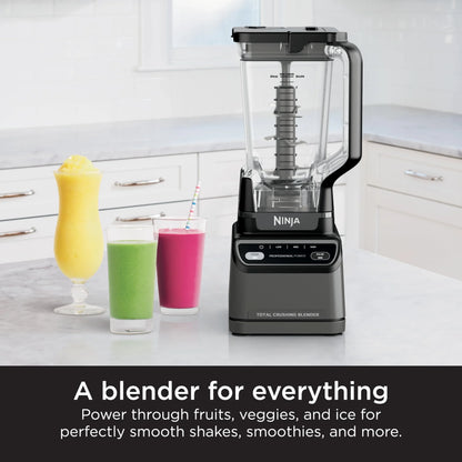Ninja Professional Blender 1000W, Total Crushing Technology- Smoothies, Ice Crushing & Frozen Fruit, Full-Size Countertop Blender, 72-oz. Pitcher, Black & Grey, BL610 - Jlhbookstore.store