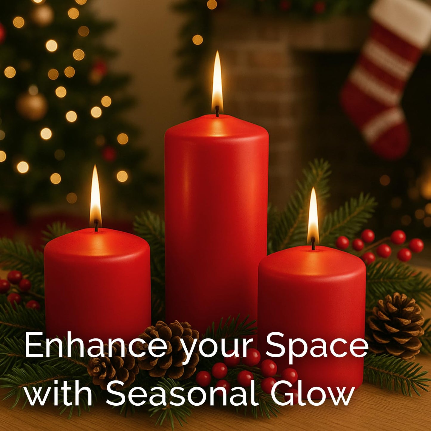 Stonebriar 6 Pack Tall 3 x 6 Inch 65 Hour Long Burning Unscented Ivory Wax Pillar Candles jlhbookstore.store