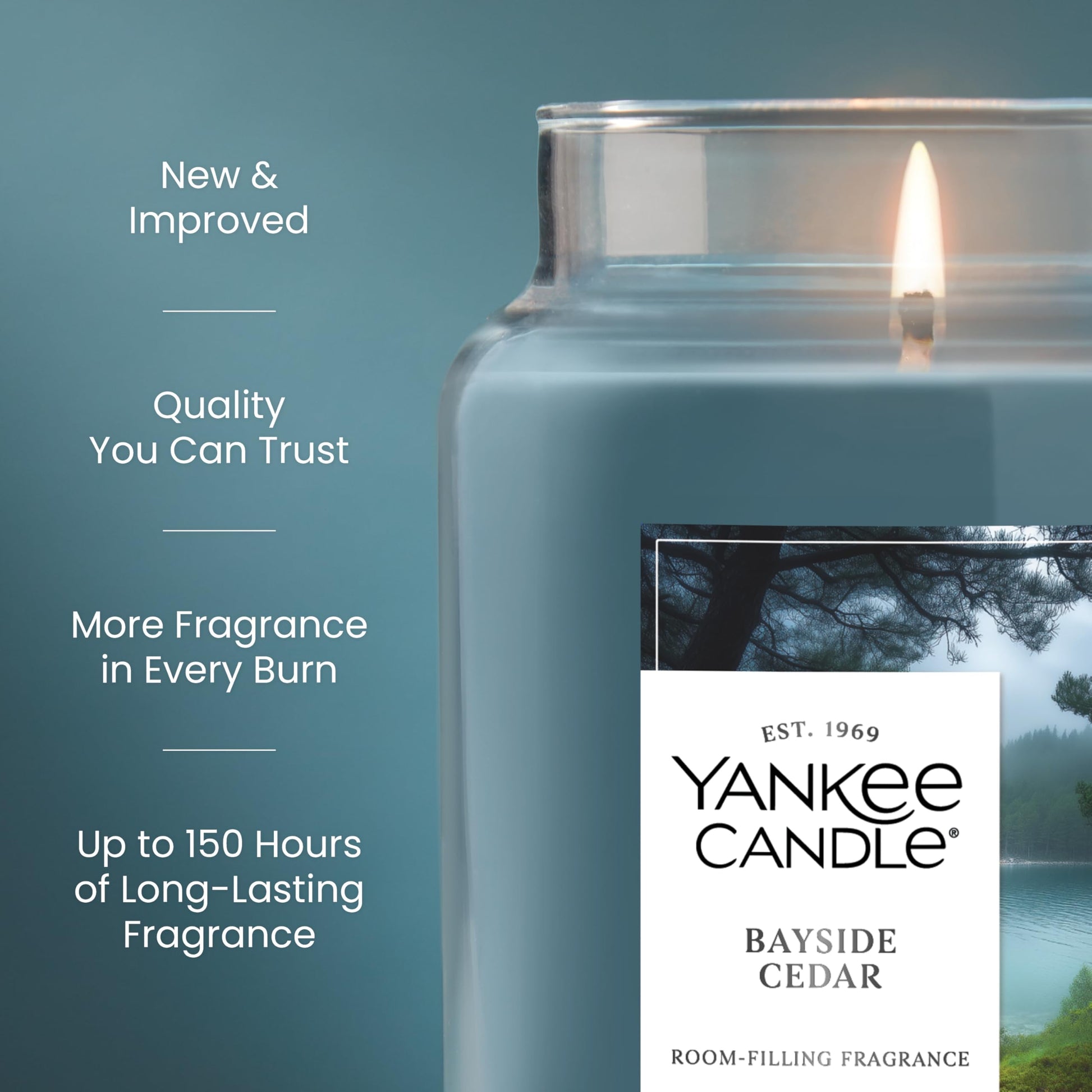 Yankee Candle Mid Summer's Night Scented Candle, 22oz Large Jar with up to 150 Hour Burn, Giftable jlhbookstore.store
