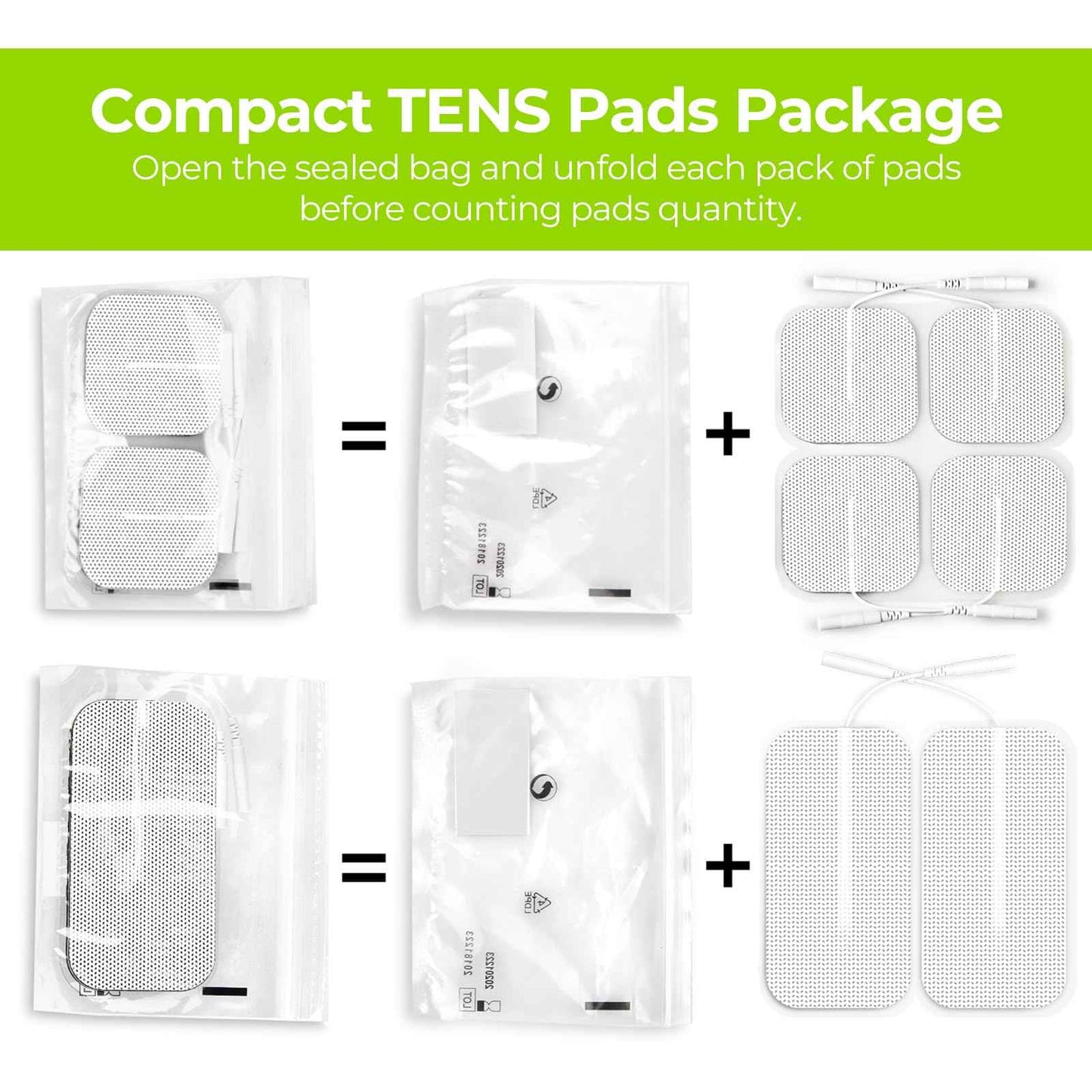 AUVON Dual Channel TENS Unit Muscle Stimulator Machine with 20 Modes, 2" and 2"x4" TENS Unit Electrode Pads