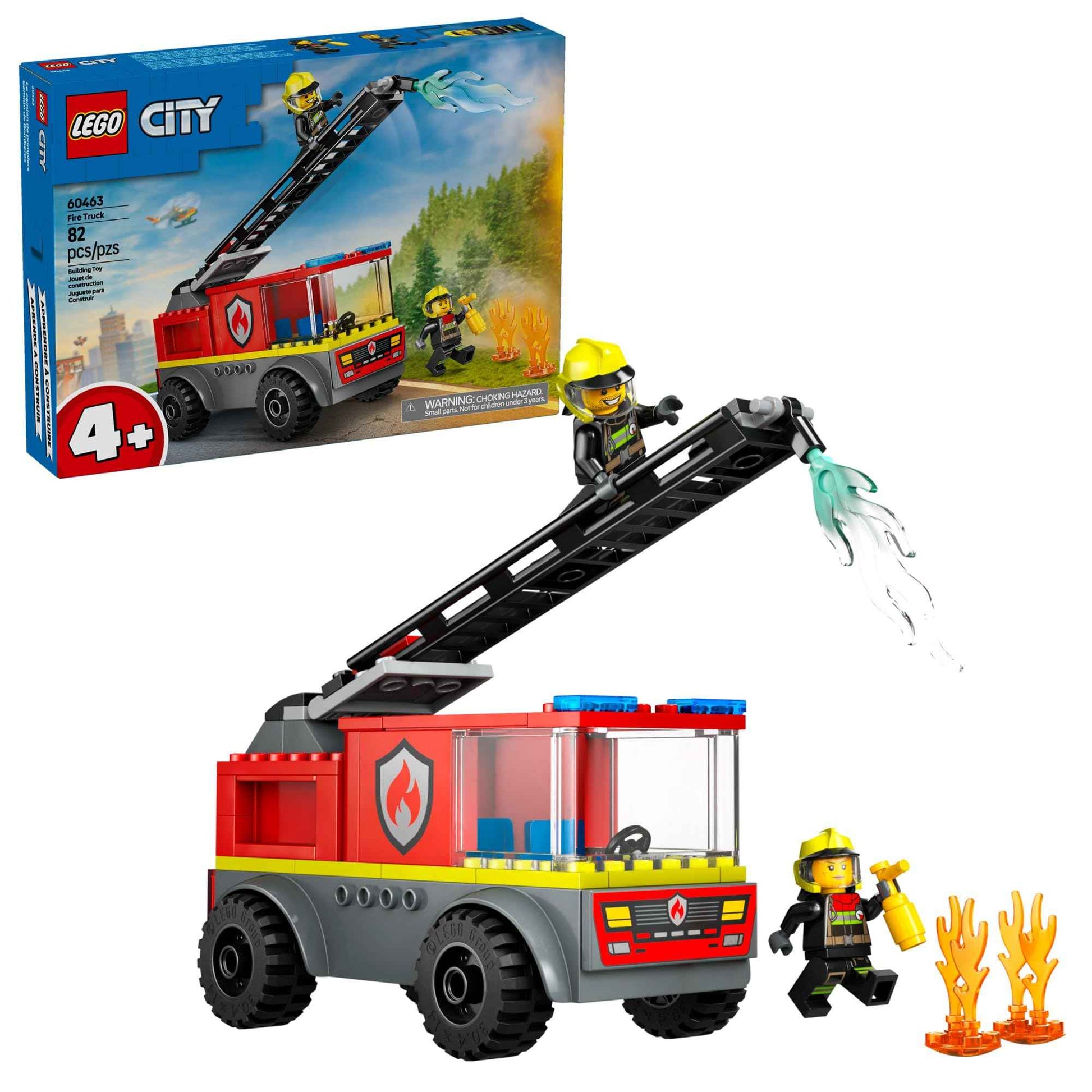 LEGO City Fire Rescue Boat Building Set - Floatable Boat Toy for Boys & Girls, Ages 5+ - Kids Pretend Play Toy for Preschool - Gift for Birthdays - 60373