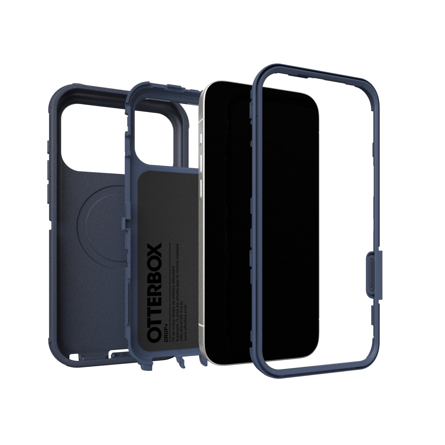 OtterBox iPhone 17 Pro Max Defender Pro Series Case - Black - Tough, Rugged & Durable iPhone Case, Snaps on MagSafe jlhbookstore.store