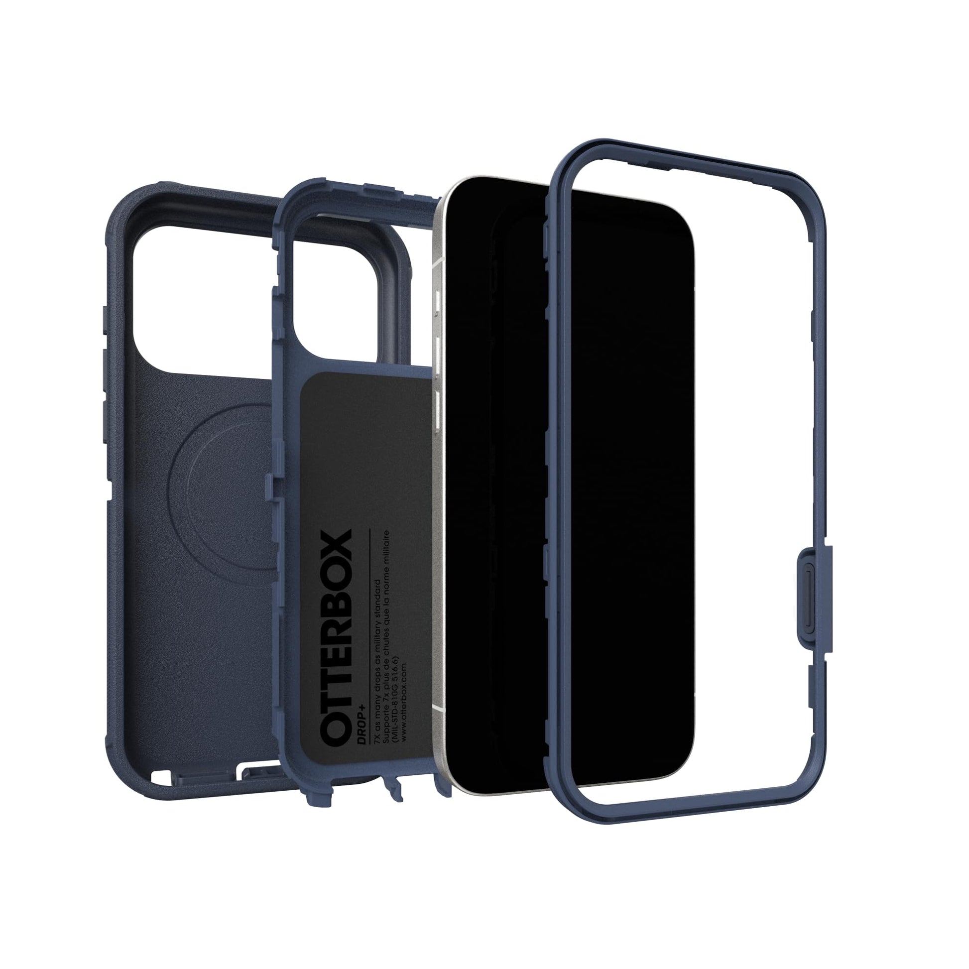 OtterBox iPhone 17 Pro Max Defender Pro Series Case - Black - Tough, Rugged & Durable iPhone Case, Snaps on MagSafe jlhbookstore.store