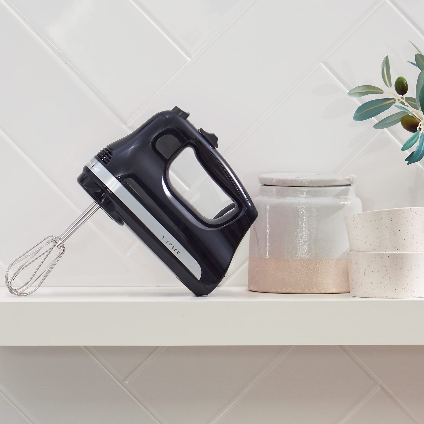 KitchenAid 5 Ultra Power Speed Hand Mixer - KHM512, White jlhbookstore.store