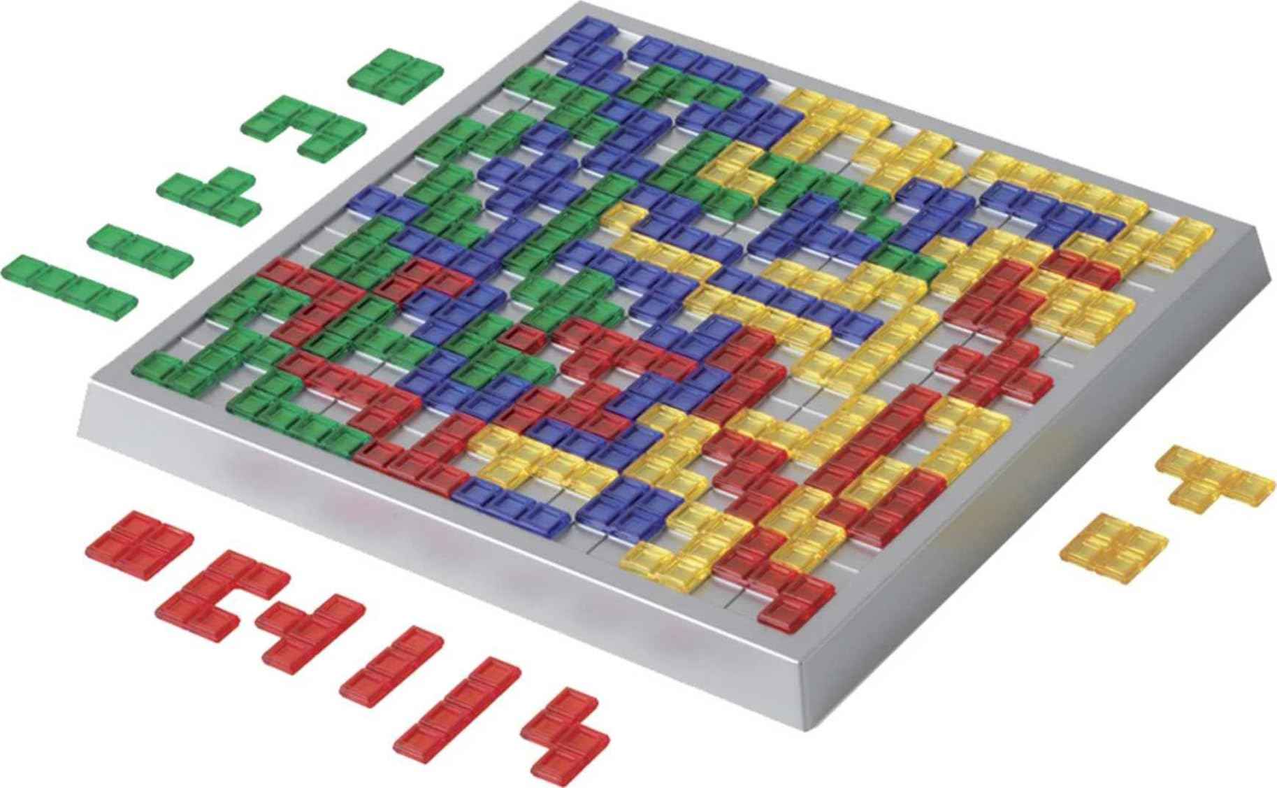 Mattel Games Blokus XL Board Games for Family Night, Brain Games for 2 to 4 Players, Oversized Board and Pieces (Amazon Exclusive)