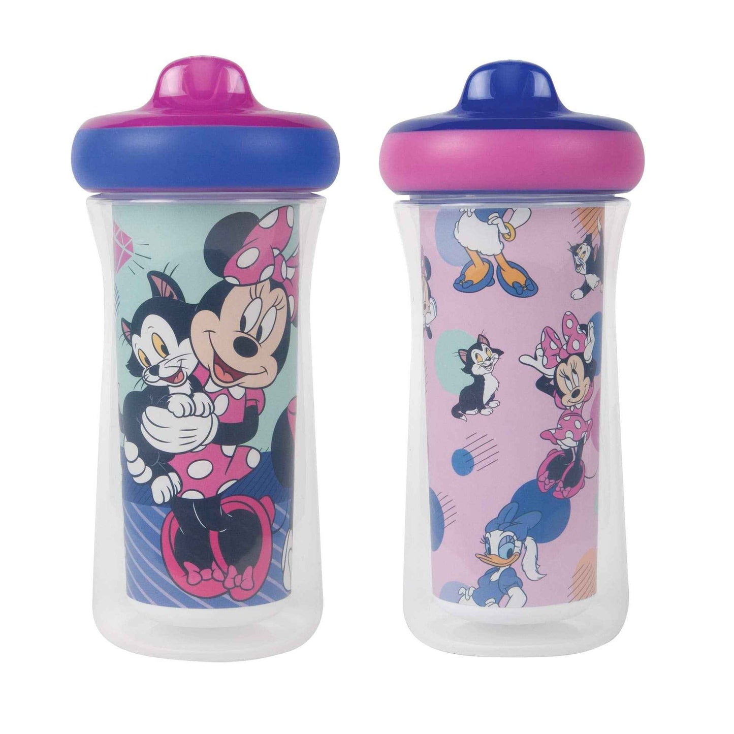 The First Years Disney Princess Kids Insulated Sippy Cups - Dishwasher Safe Spill Proof Toddler Cups - Ages 12 Months and Up - 9 Ounces - 2 Count