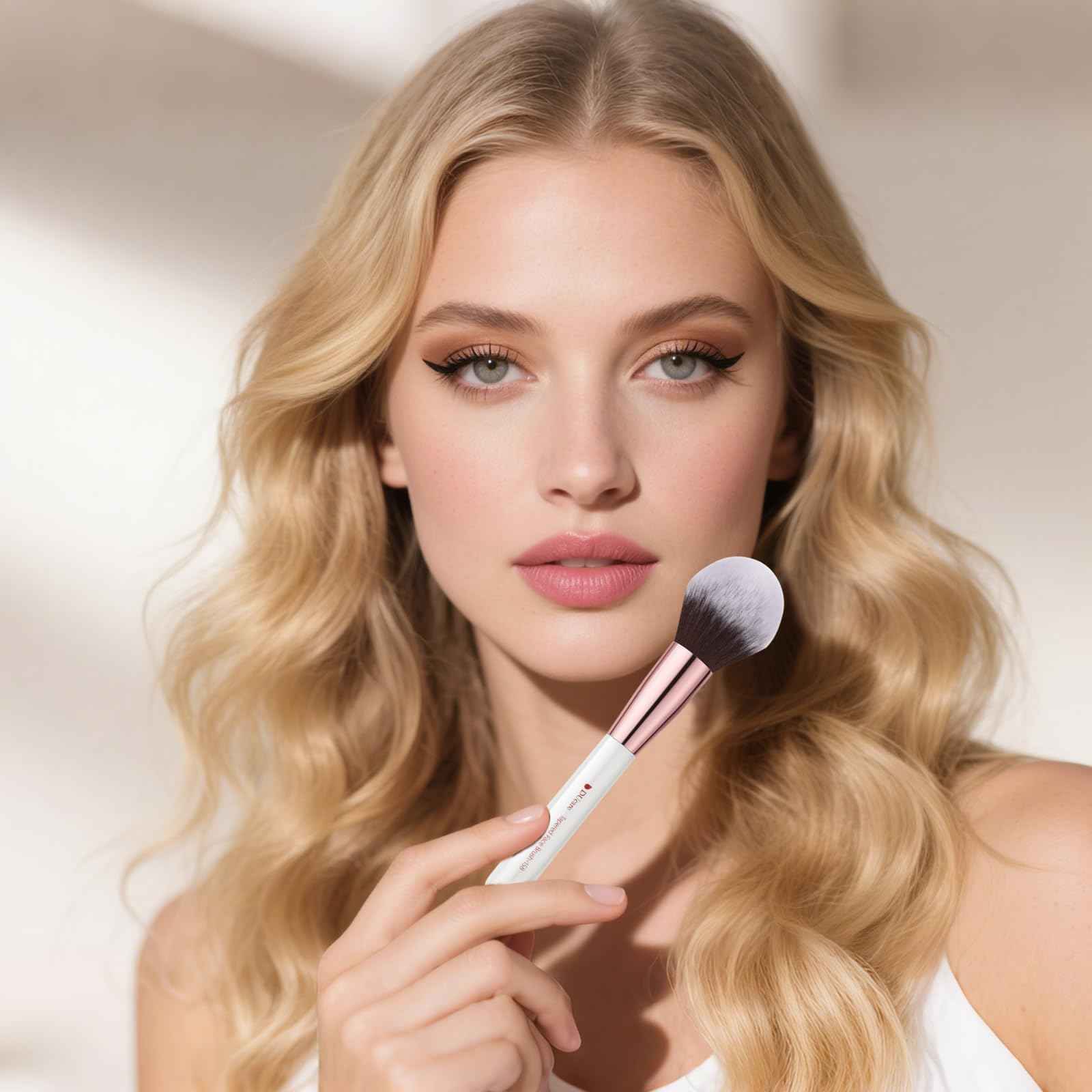 DUcare Professional Makeup Brushes Set 27Pcs Makeup Brush Set Premium Synthetic Kabuki Foundation Blending Face Powder Blush Concealers Eye Shadows Brushes