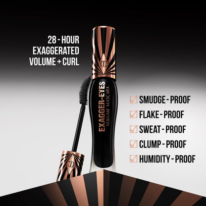 Charlotte Tilbury Exagger-Eyes Volume & Length Mascara, Exagger-Black