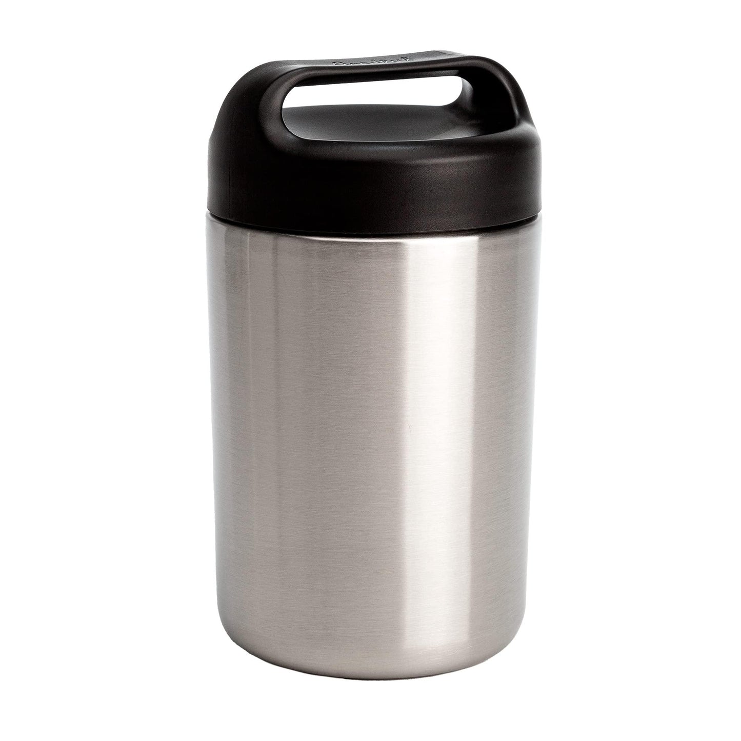 Goodful Stainless Steel Food Jar, Double Wall Vacuum Sealed Insulated Food Storage Container with Carry Handle Lid, 16-Ounce, Gray - Jlhbookstore.store