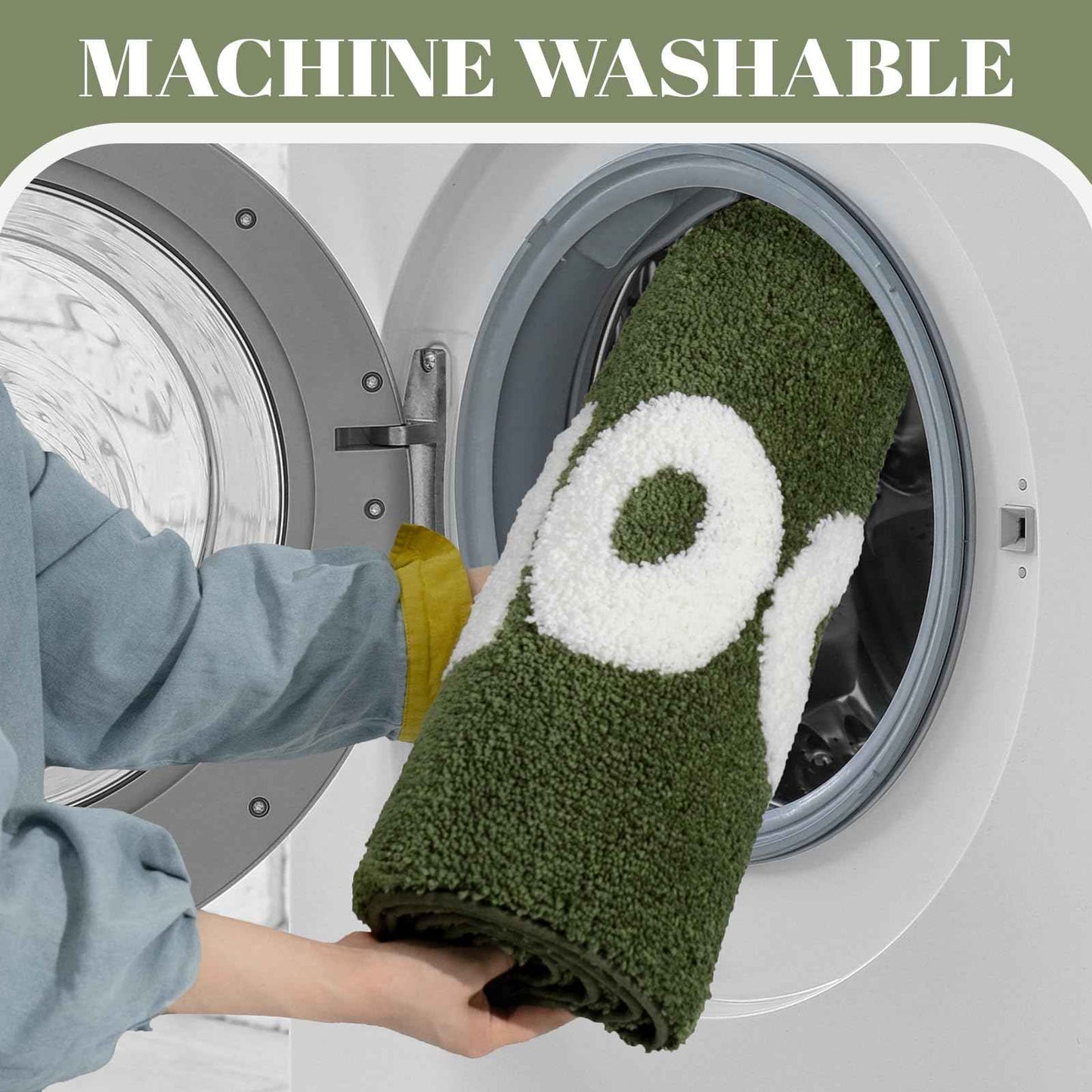 You Look Good Bath Mat Green Bathroom Rugs Funny Cute Bathroom Decor Preppy Small Cool Rug Non Slip Microfiber Washable Absorbent Shower Rug, 25”x21”…