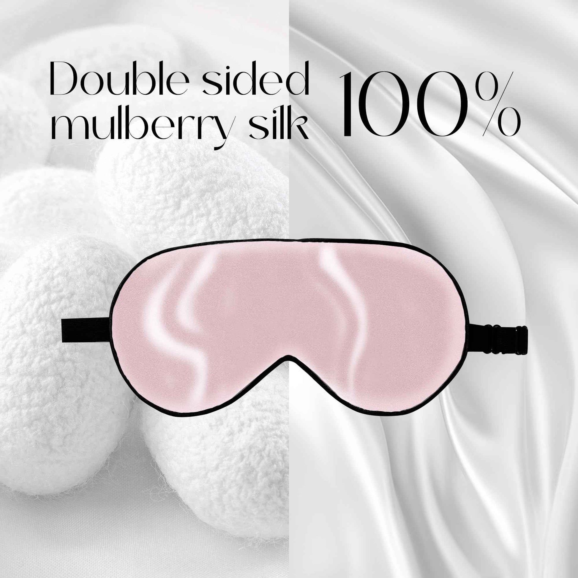 ZIMASILK 100% Mulberry Silk Sleep Mask with Adjustable Strap, Super-Smooth Soft Natural Silk Eye Mask for Sleep, Multiple Color Options(Navy Blue)
