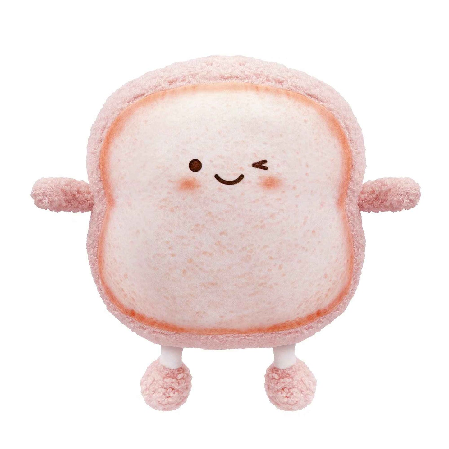 Toast Bread Pillow Funny Food Plush Toy Pillows Small Cute Stuffed Plush Sofa Pillow (Toast Bread,Golden)
