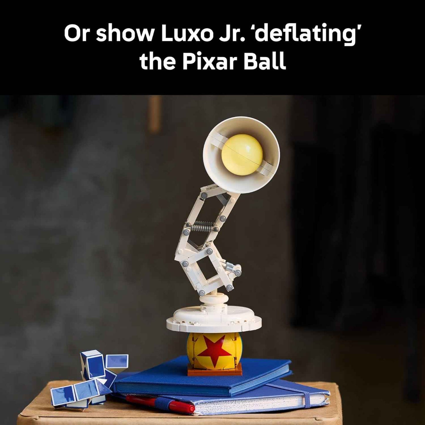 LEGO Ideas Disney Pixar Luxo Jr. - Building Set for Adults, Men & Women, Ages 18+ - Office and Desk Decor - Gifts for Christmas - 21357
