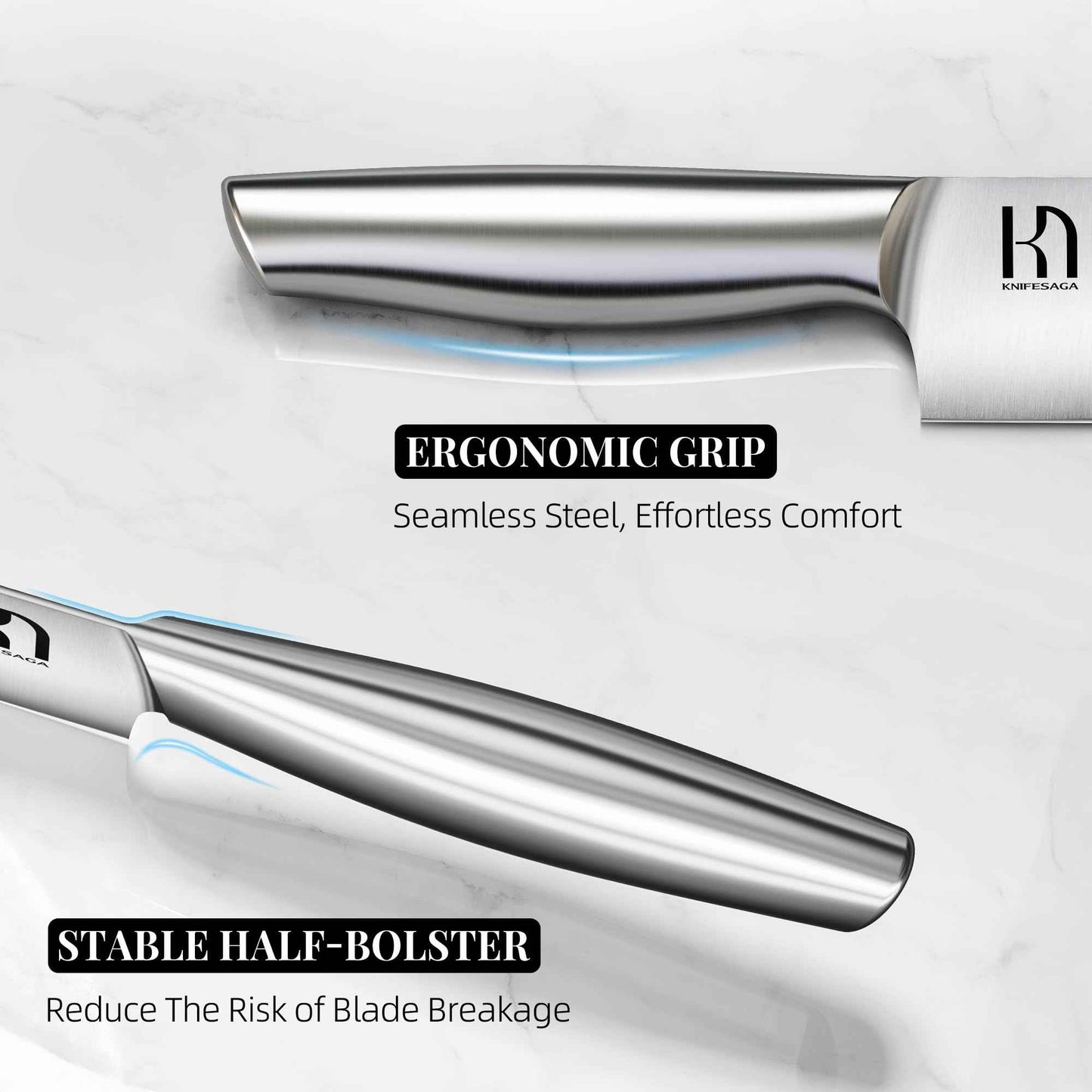 Knife Set Premium, Japanese 14 Pcs Kitchen Knife Block Set Enduring Razor Sharp High Carbon Stainless Steel, Black Chef Knives Set with Built-in Sharpener and Quality Acacia Wood Block