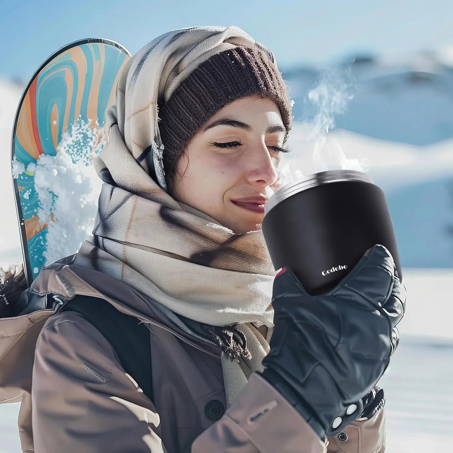 Thermo for Hot Food 40oz, Vacuum Insulated Food Jar for Adults, Stainless Steel Soup Thermo Wide Mouth Leakproof Lunch Containers with Spoon for School Office (Black) - Jlhbookstore.store