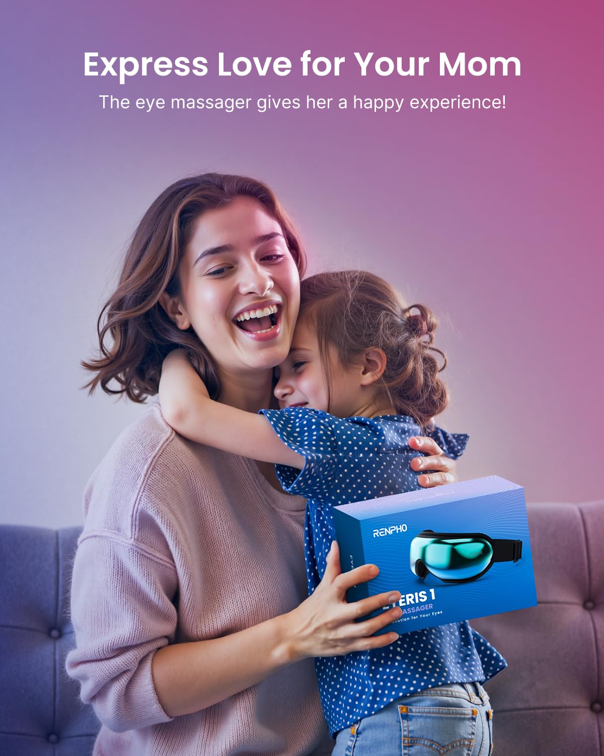 RENPHO Eyeris 1 Eye Massager with Heat, Christmas Birthday Gifts for Women Mom, FSA Eligible HSA Eye Mask for Migraine, Smart Sleep Mask for Dry Eyes Relax, Reduce Strain for Men Dad Her Him jlhbookstore.store